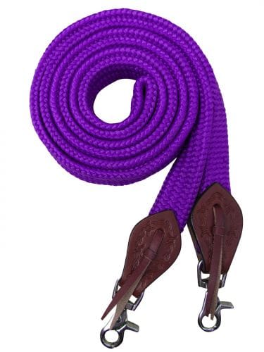 Flat Cotton Nylon Barrel Rein - Image 3