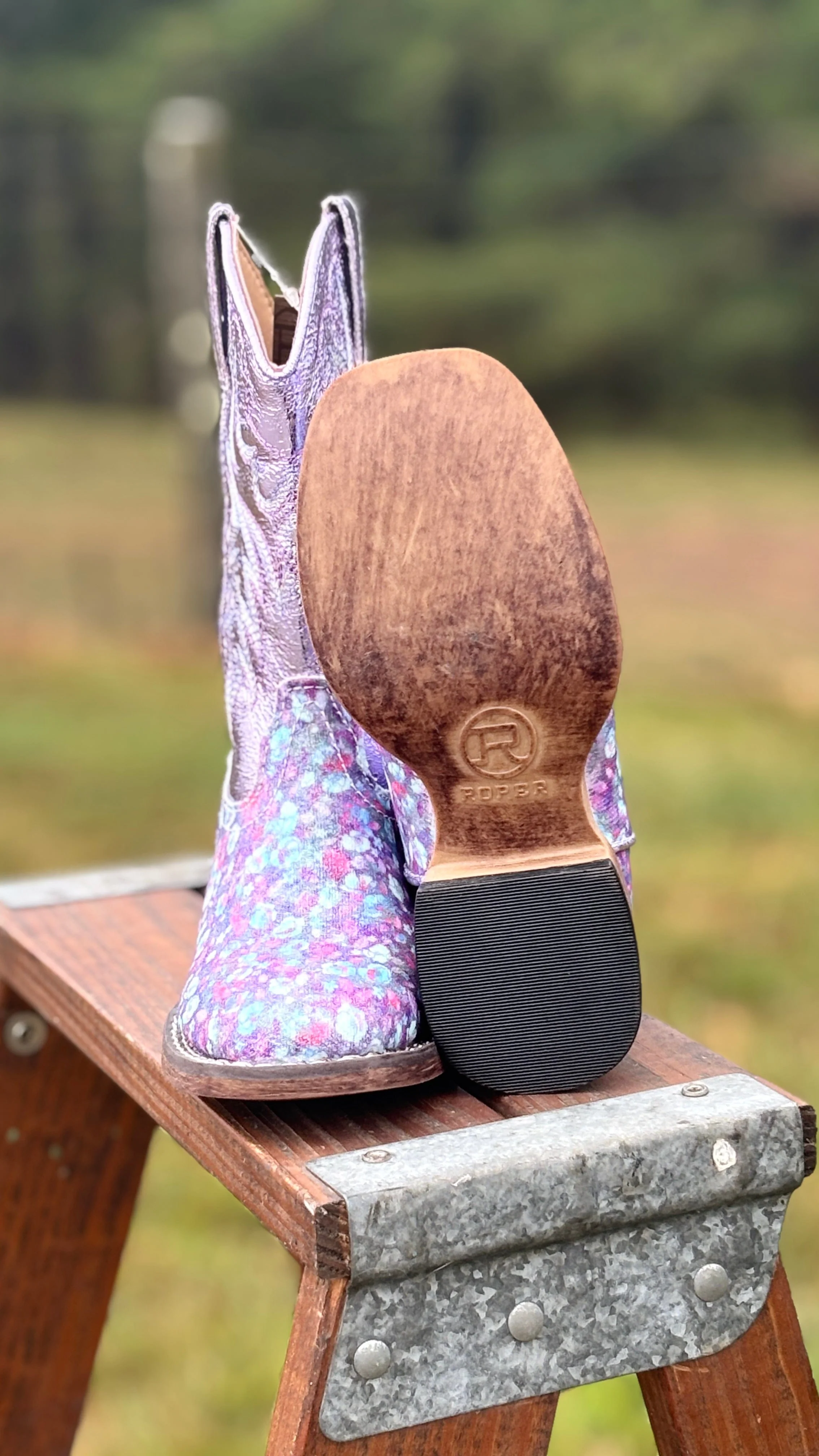 Floral Glitter Boots by Roper - Image 2