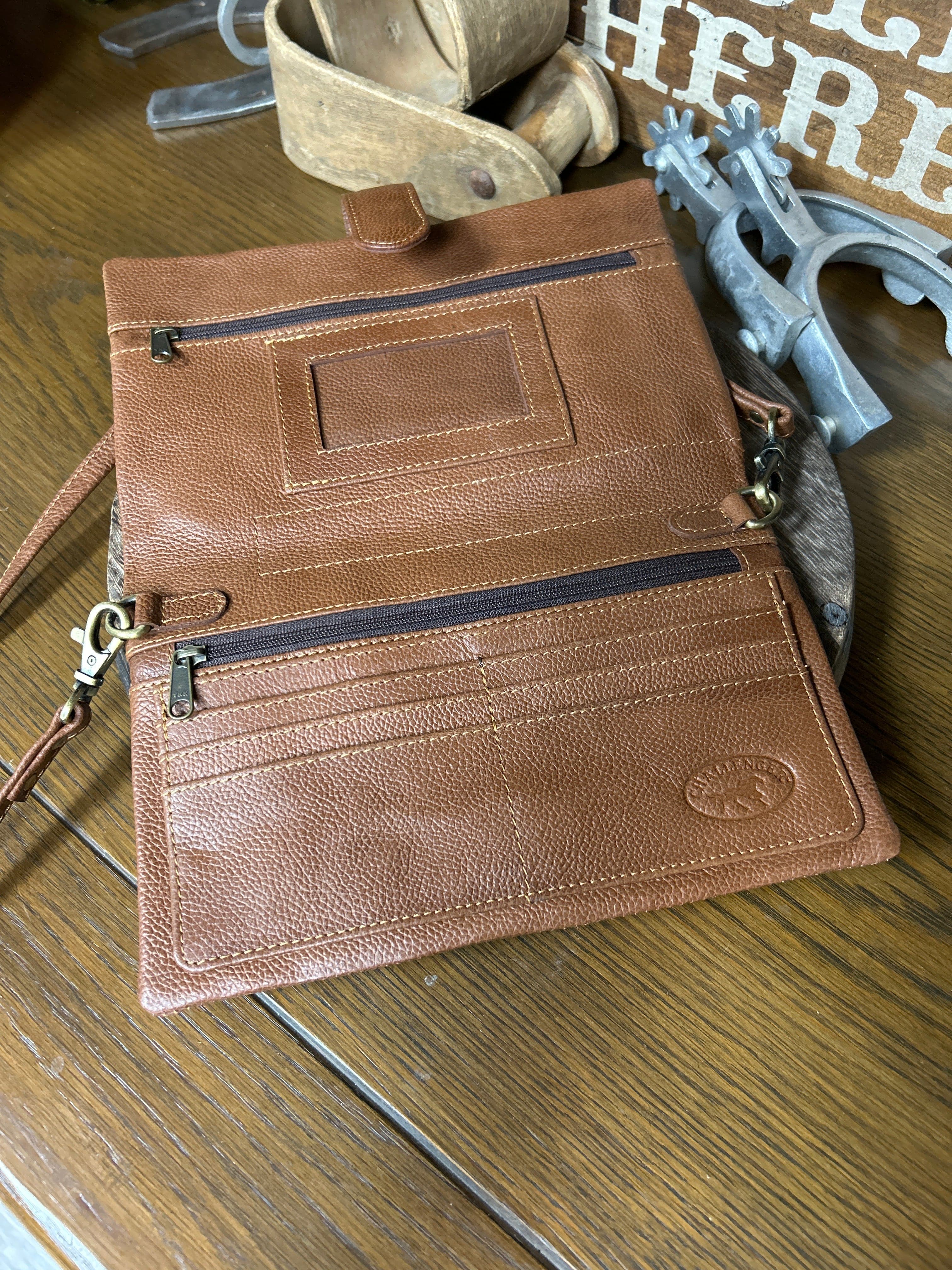 Floral Tooled Leather Cross Body - Image 2