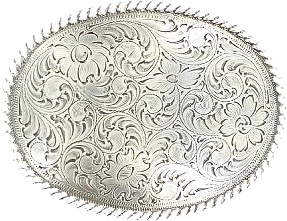 Floral Western Belt Buckle