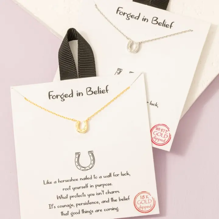 Forged in Belief Pendant Necklace