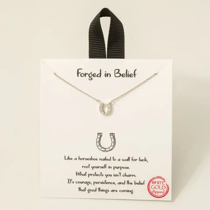 Forged in Belief Pendant Necklace - Image 3