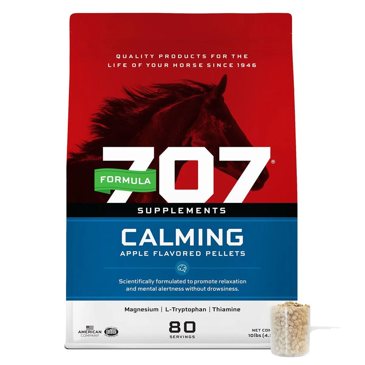 Formula 707 Calming Supplement for Horses