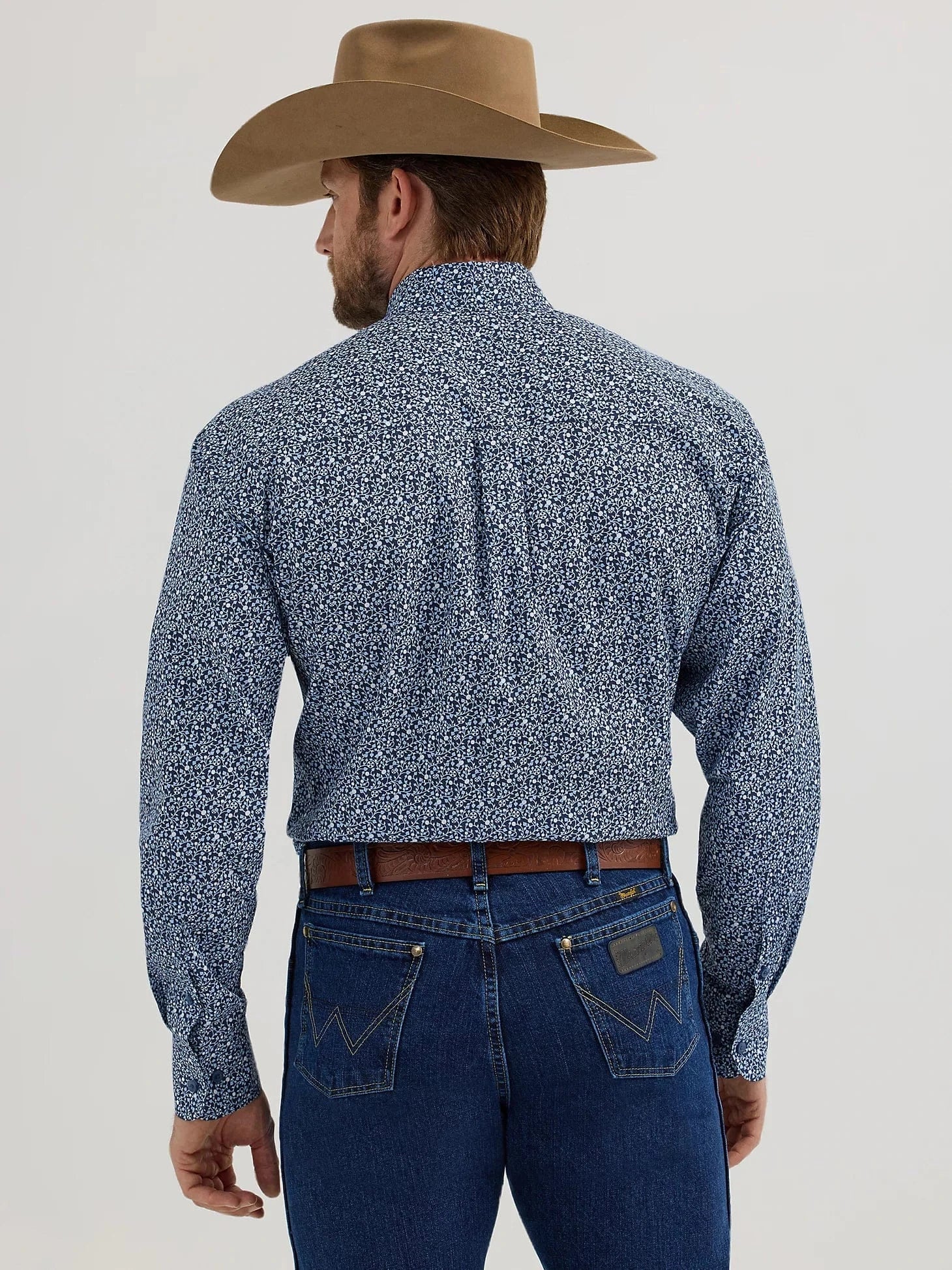 George Strait Shirt by Wrangler ~ Navy - Image 2