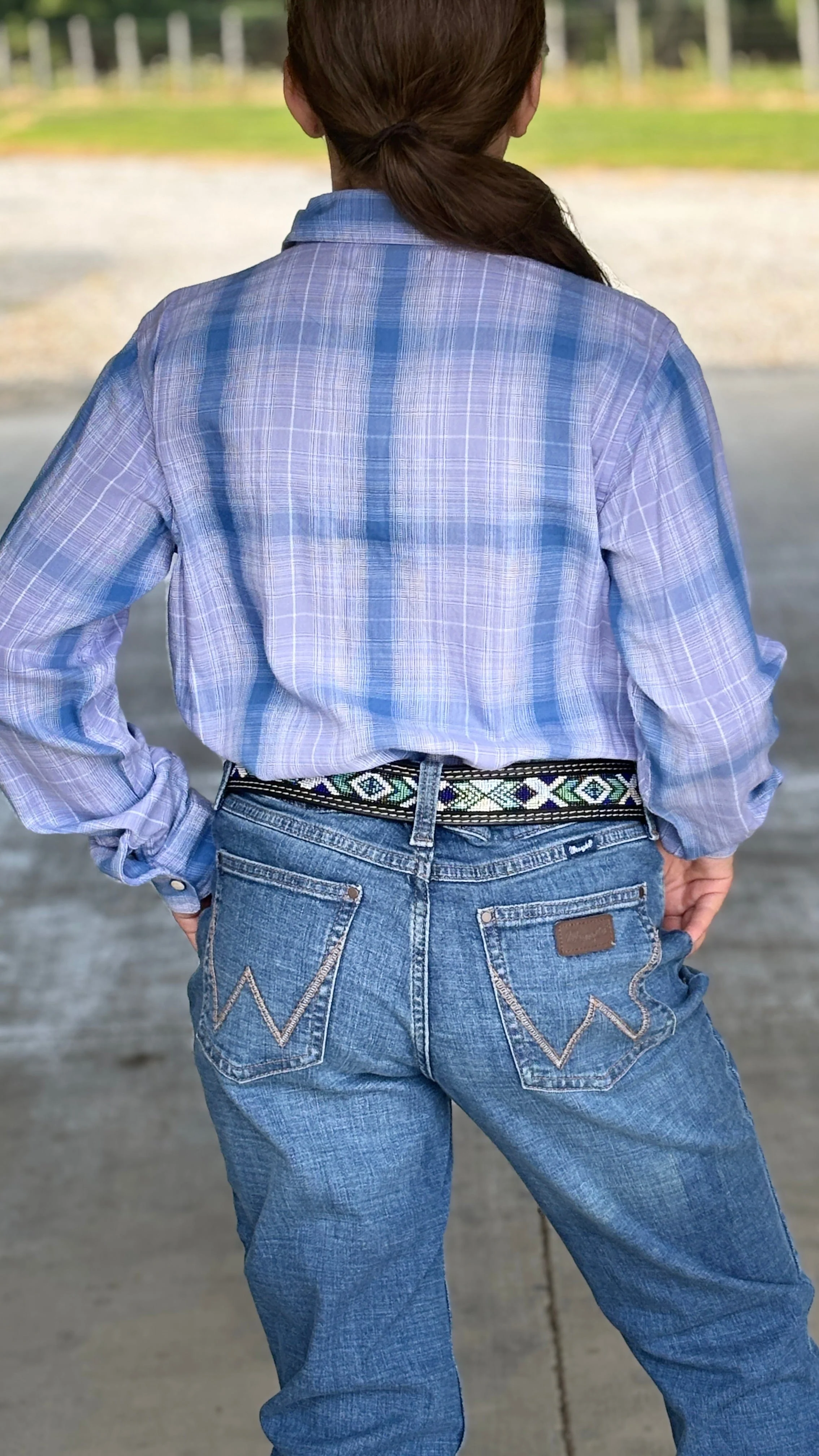 Girls Anna Shirt by Ariat - Image 2