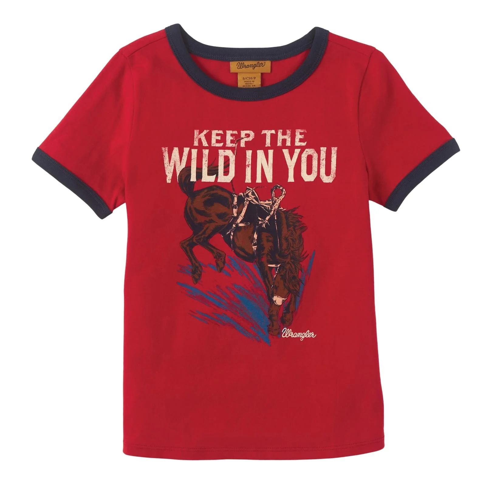 Girl's "Keep The Wild In You" Tee by Wrangler