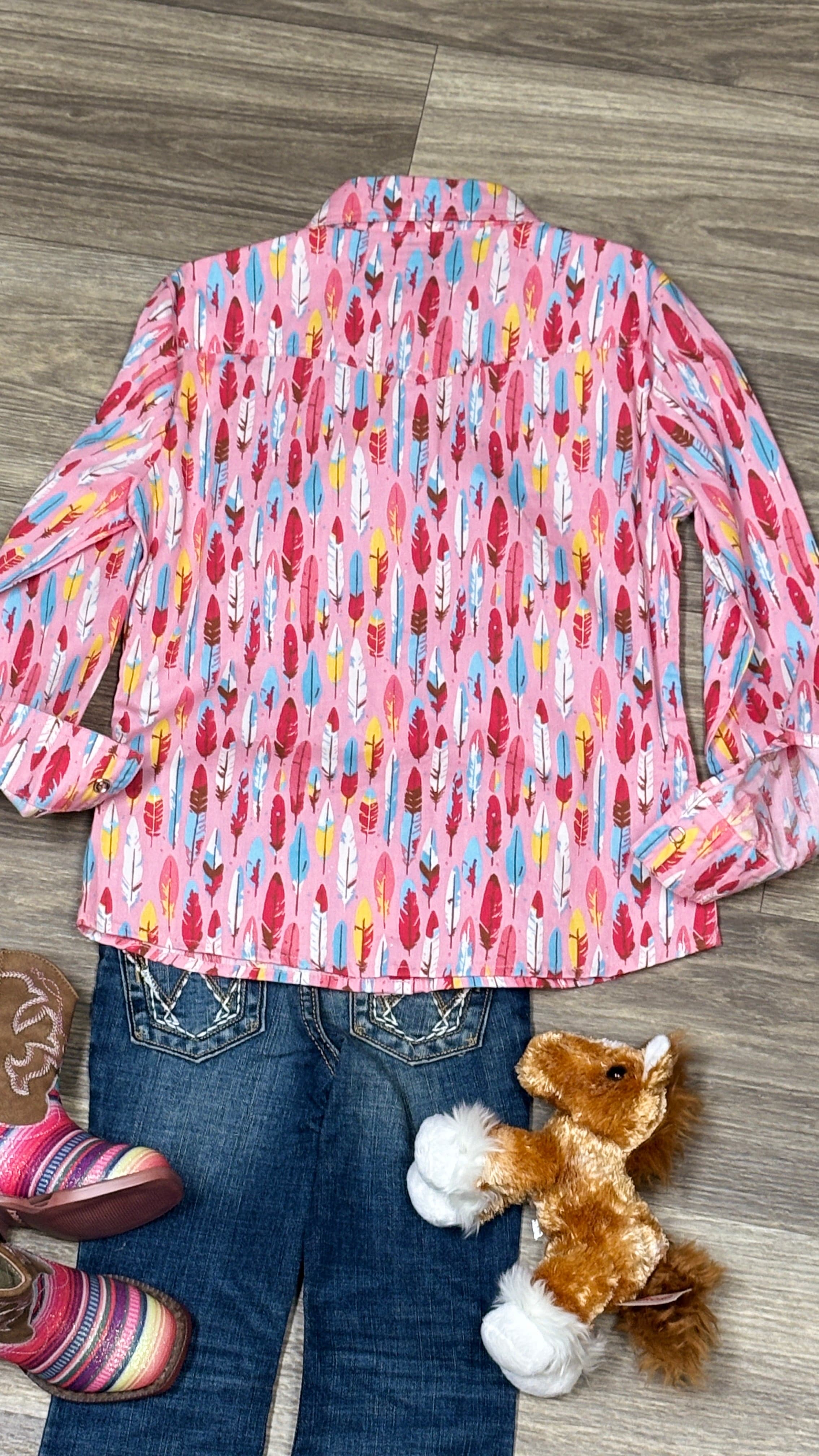 Girl's Print Shirt by Panhandle - Image 2