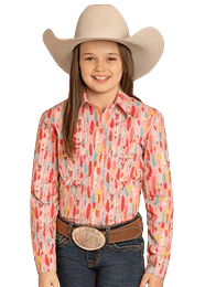 Girl's Print Shirt by Panhandle - Image 3