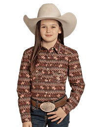 Girl's Print Shirt by Panhandle - Image 2