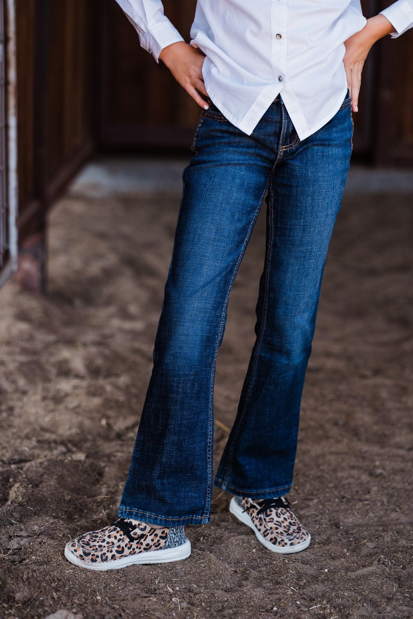 Girl's Wrangler Retro Jeans - Image 5