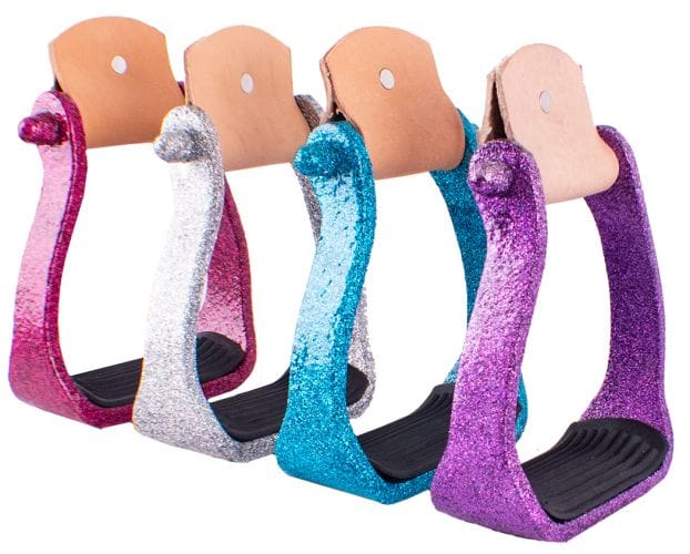 Glitter Epoxy Aluminum Stirrups