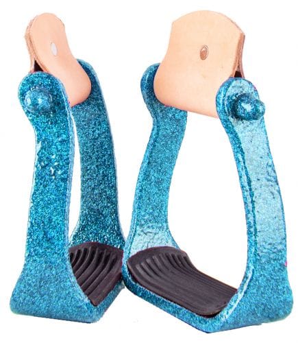 Glitter Epoxy Aluminum Stirrups - Image 2