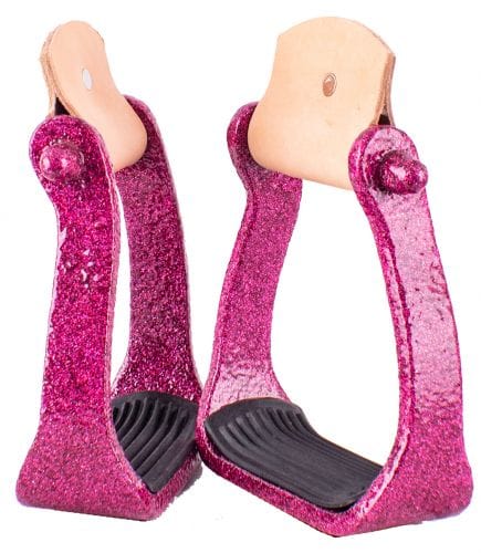Glitter Epoxy Aluminum Stirrups - Image 3