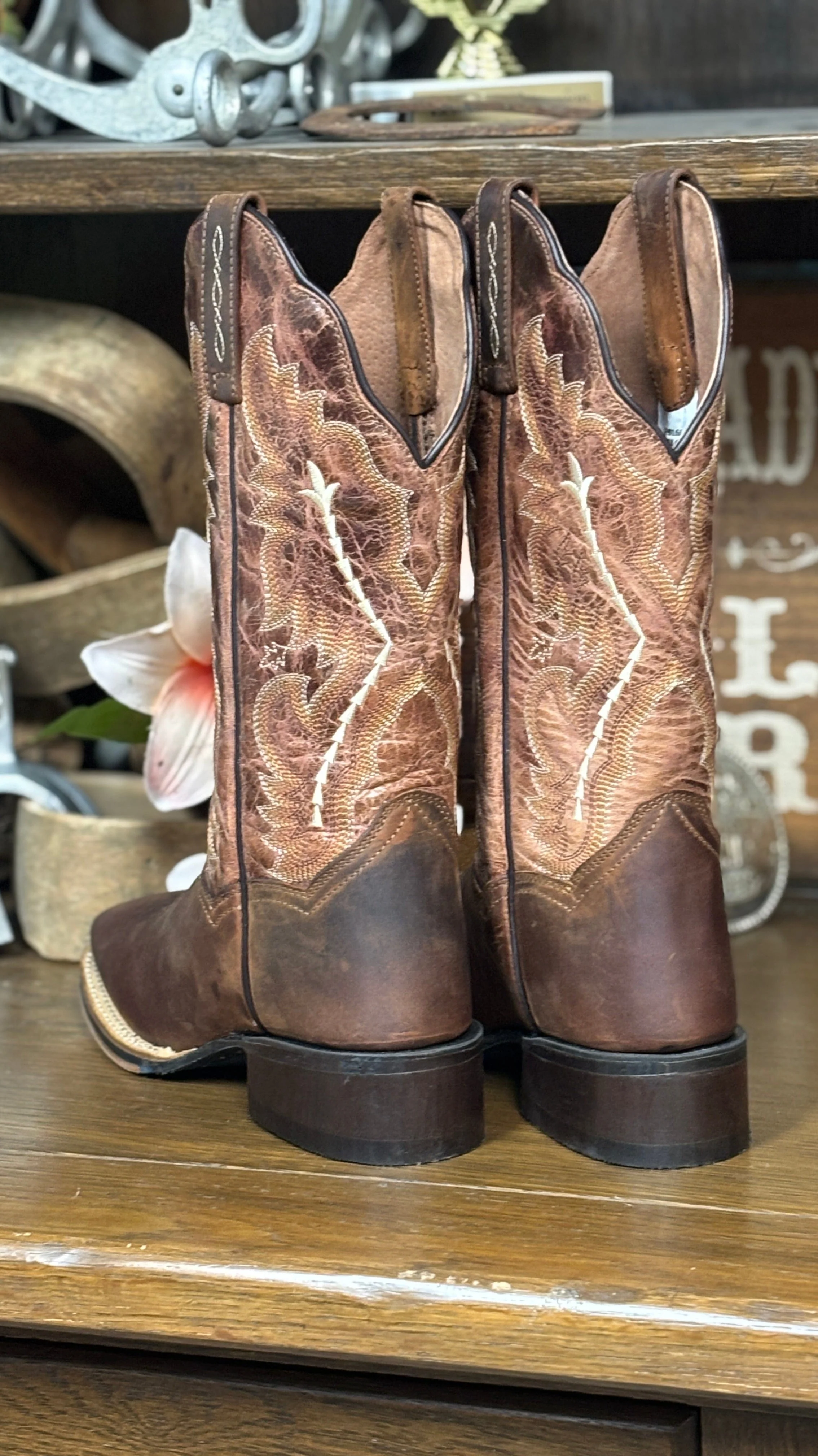 Heidi Leather Boots by Dan Post - Image 3