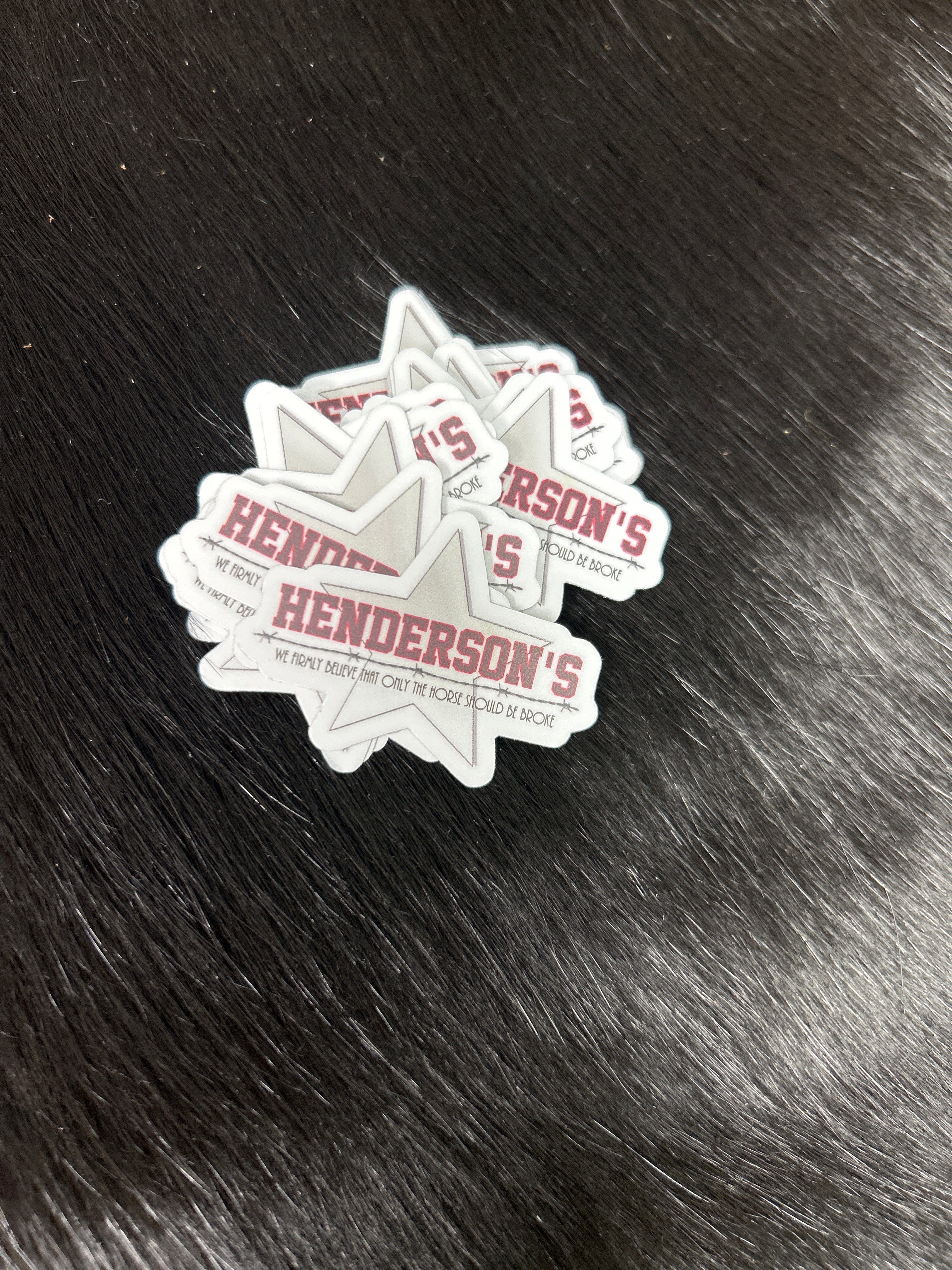 Henderson's Star Sticker