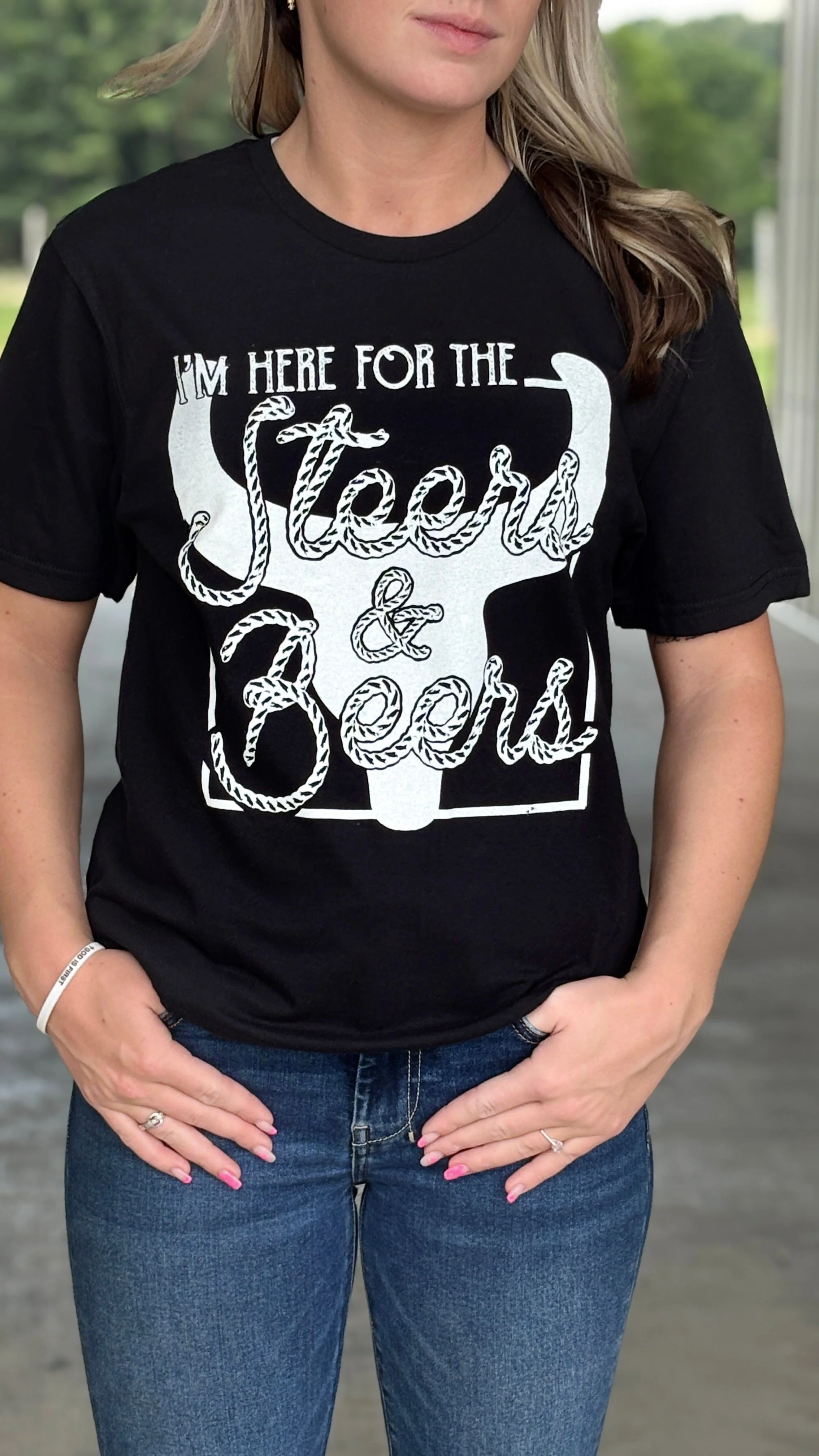 Here For the Steers & Beers Tee