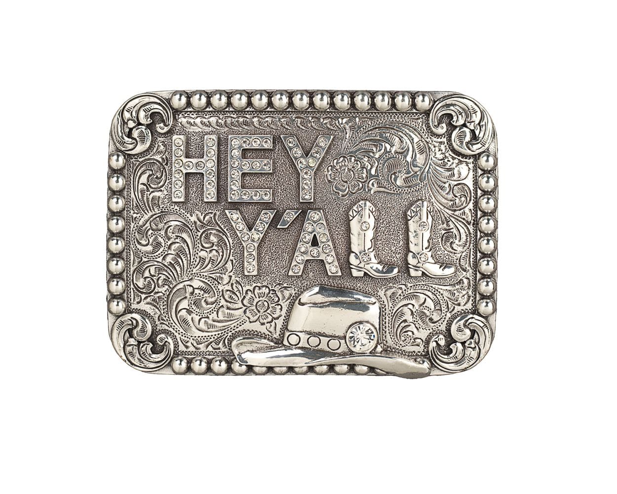Hey Y'All Belt Buckle