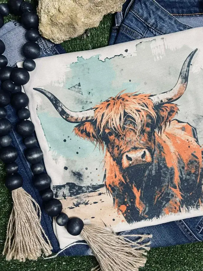 Highland Cow Tee