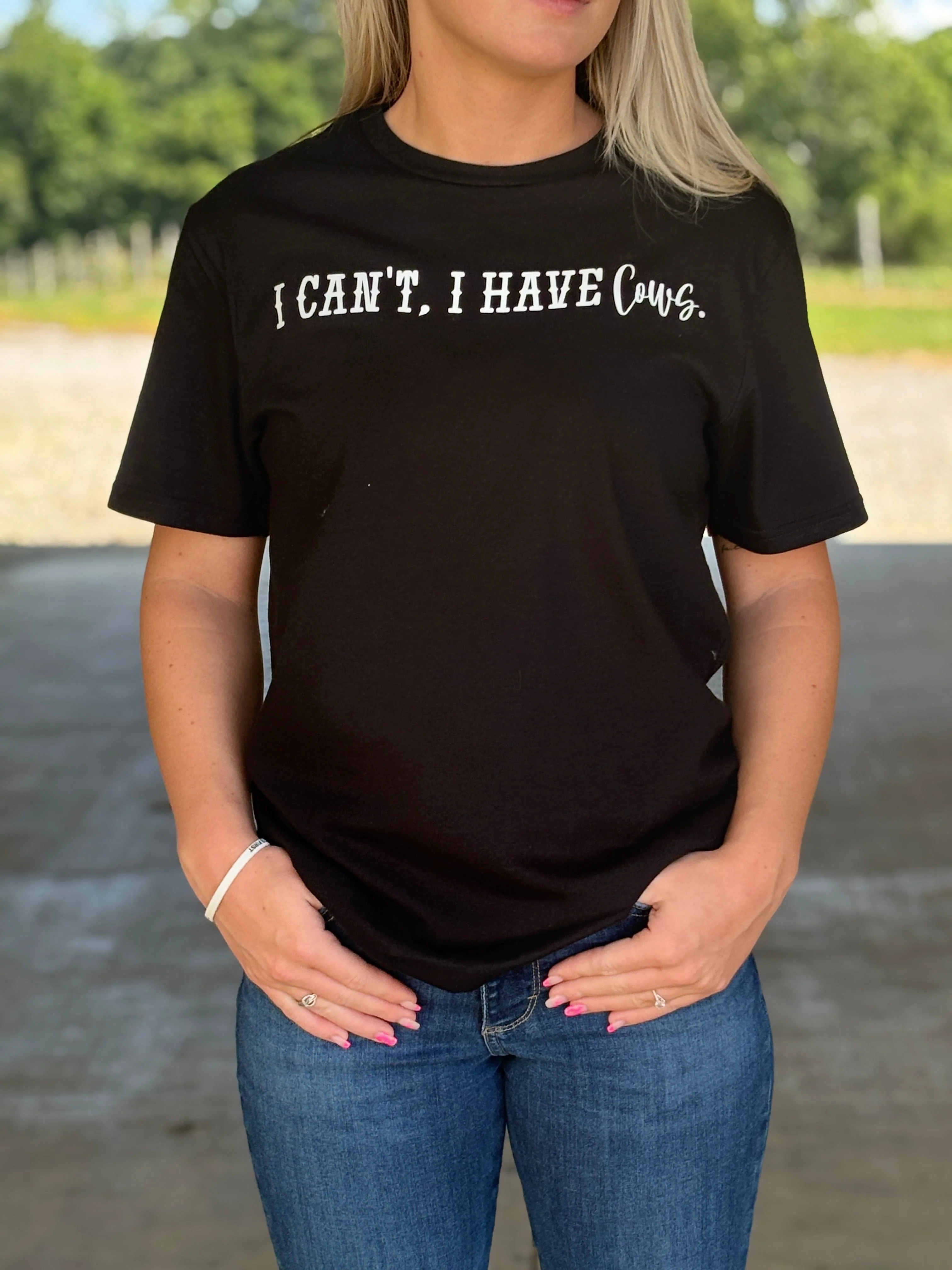 I Can’T I Have Cows Tee