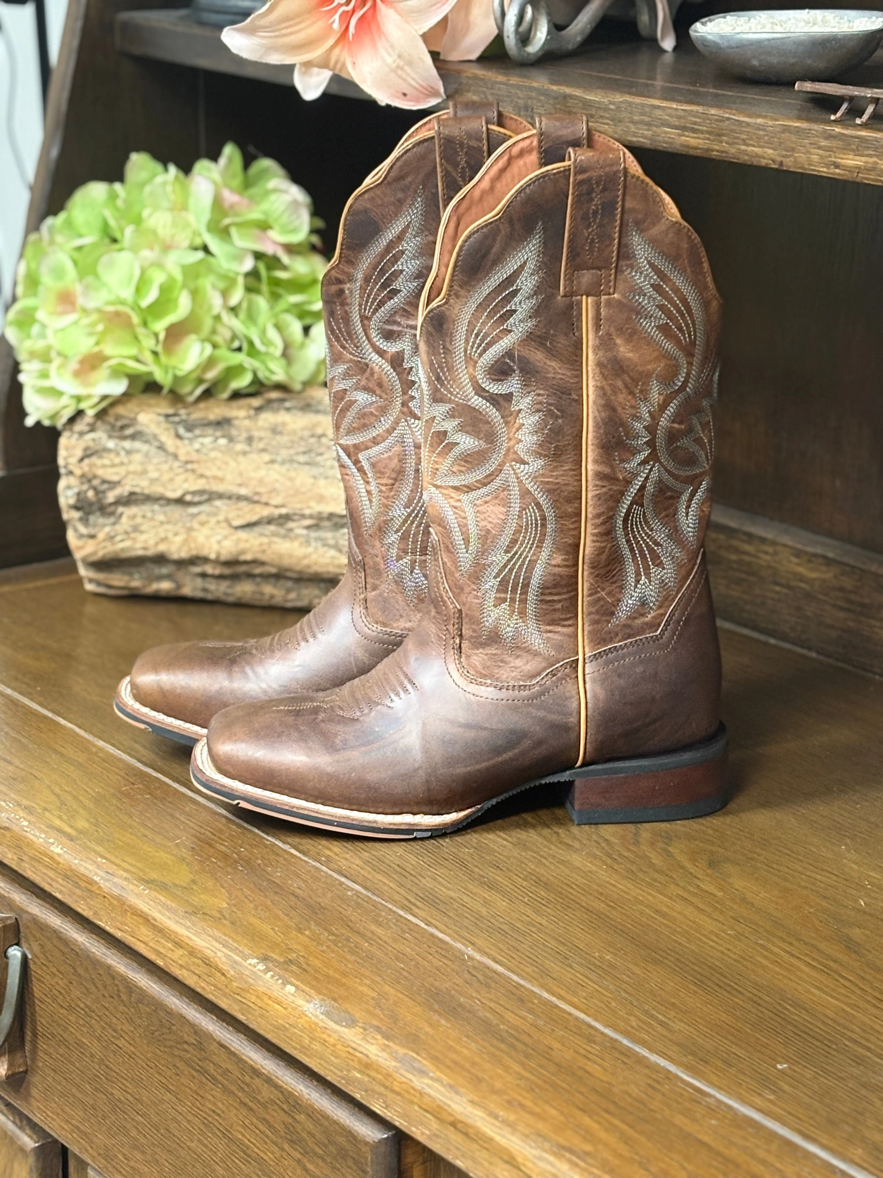 Jillian Leather Boots by Dan Post