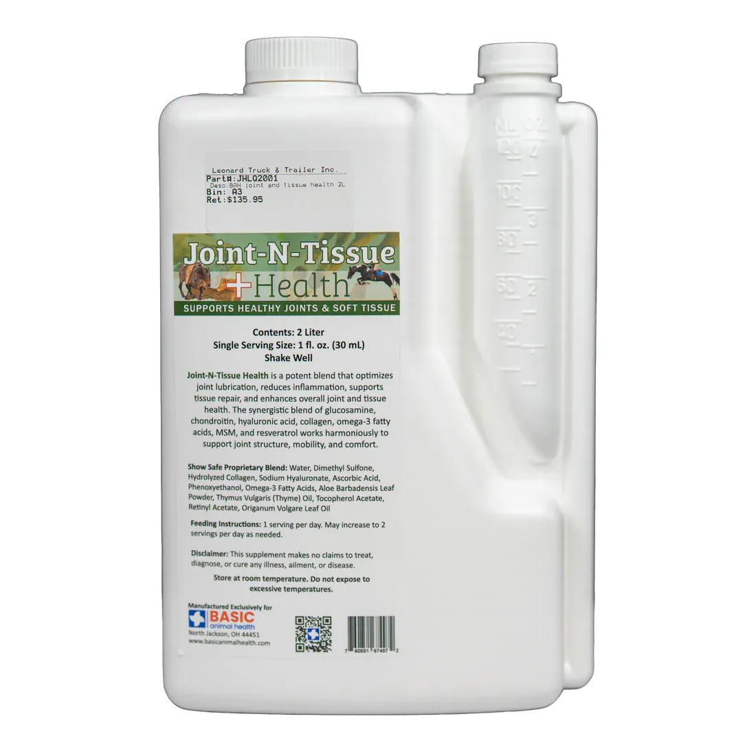 Joint-N-Tissue Health ~ 64oz