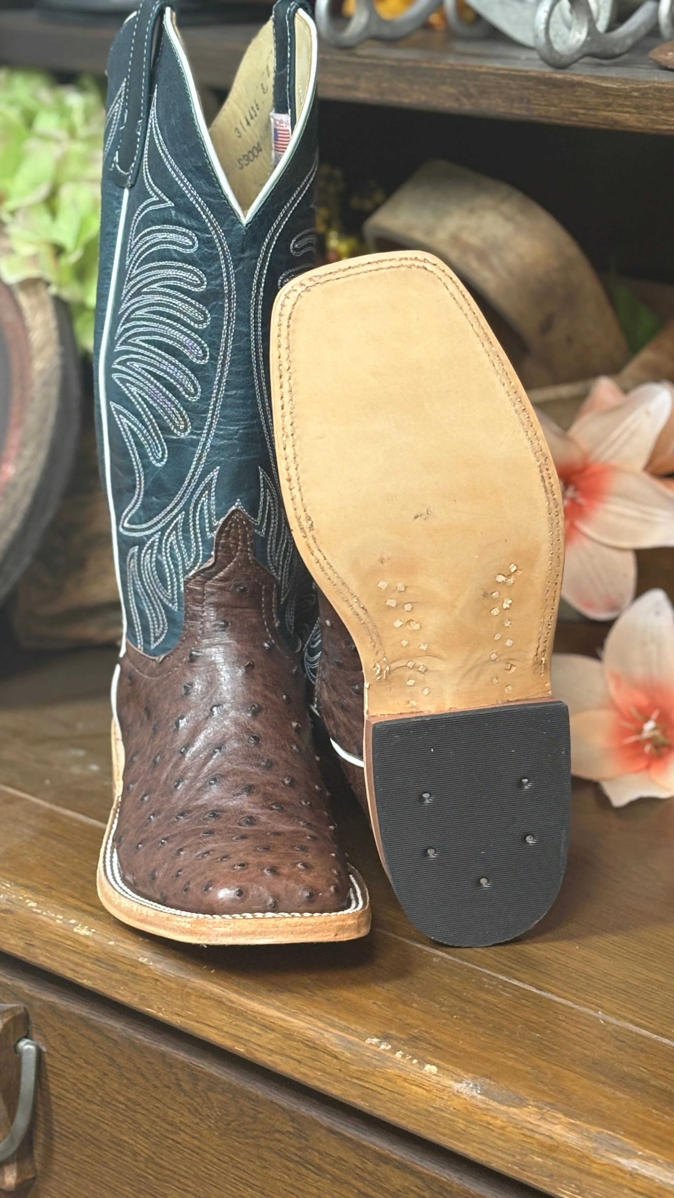 Kango Ostrich Anderson Bean Boots - Image 2