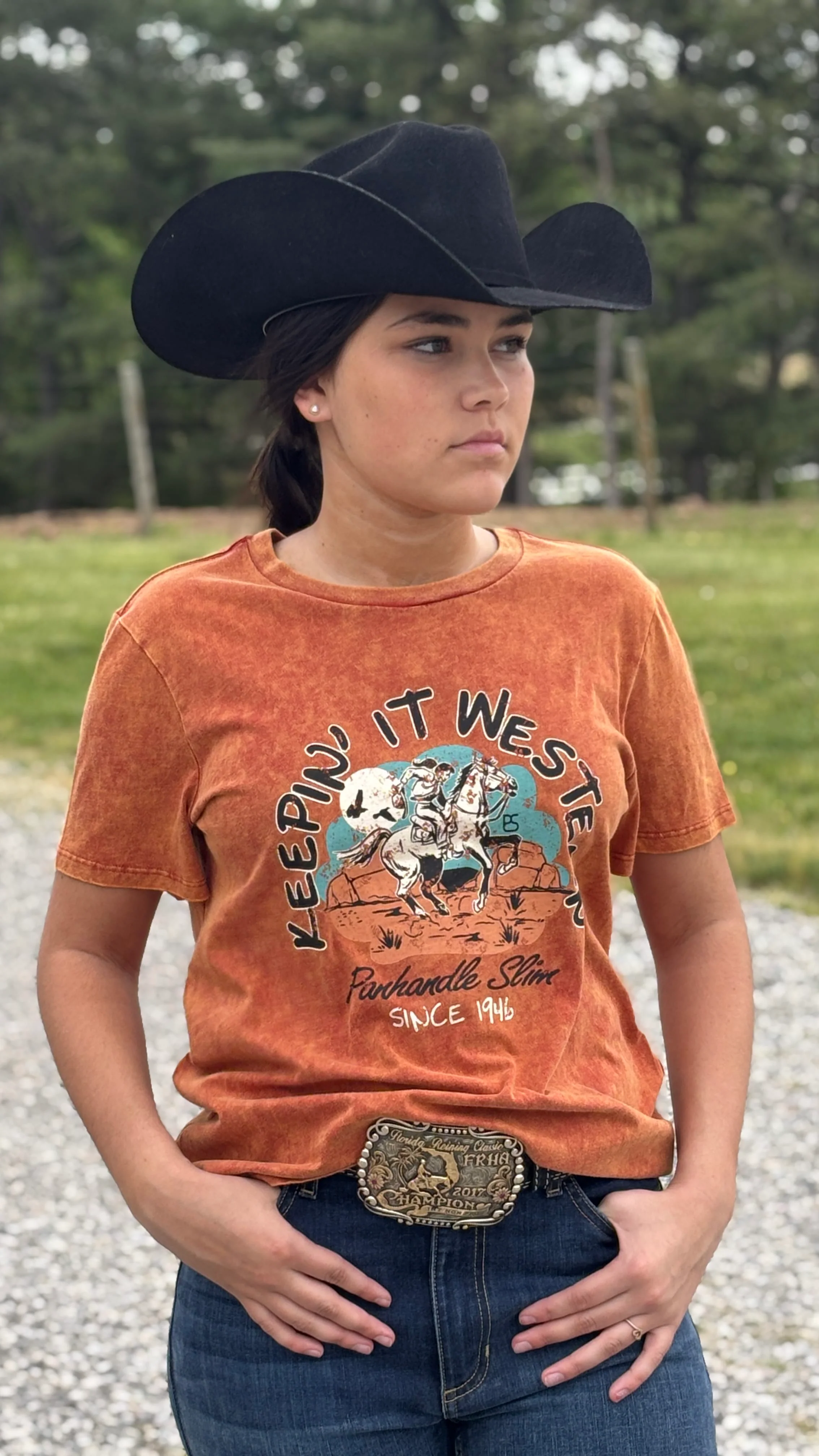 Keepin It Western Tee by Panhandle