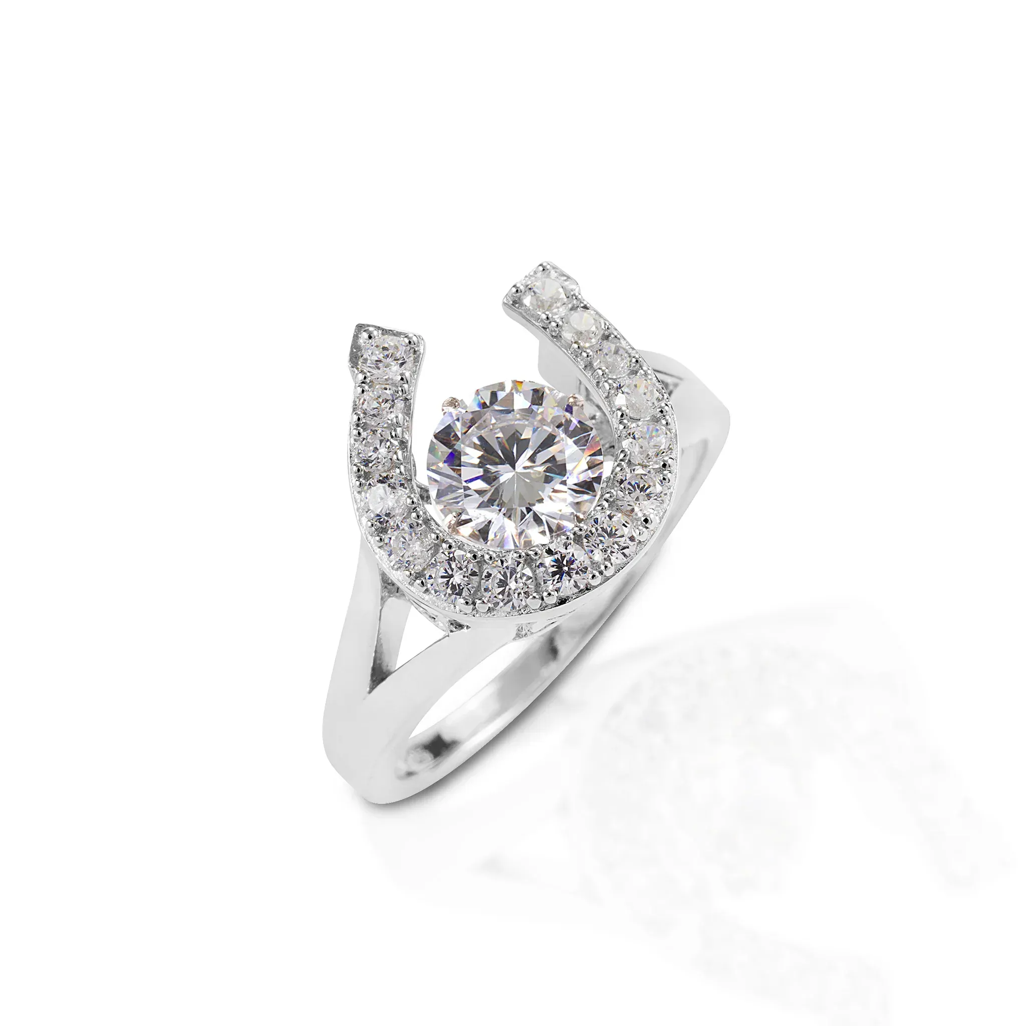 Kelly Herd Horseshoe Ring ~ dancing Stone