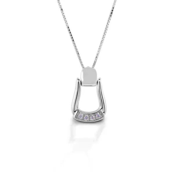 Kelly Herd Oxbow Stirrup Necklace
