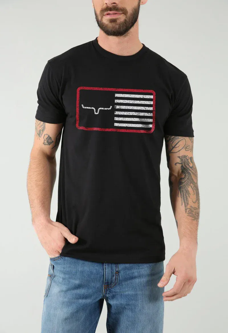 Kimes American Trucker Tee ~ Black - Image 2