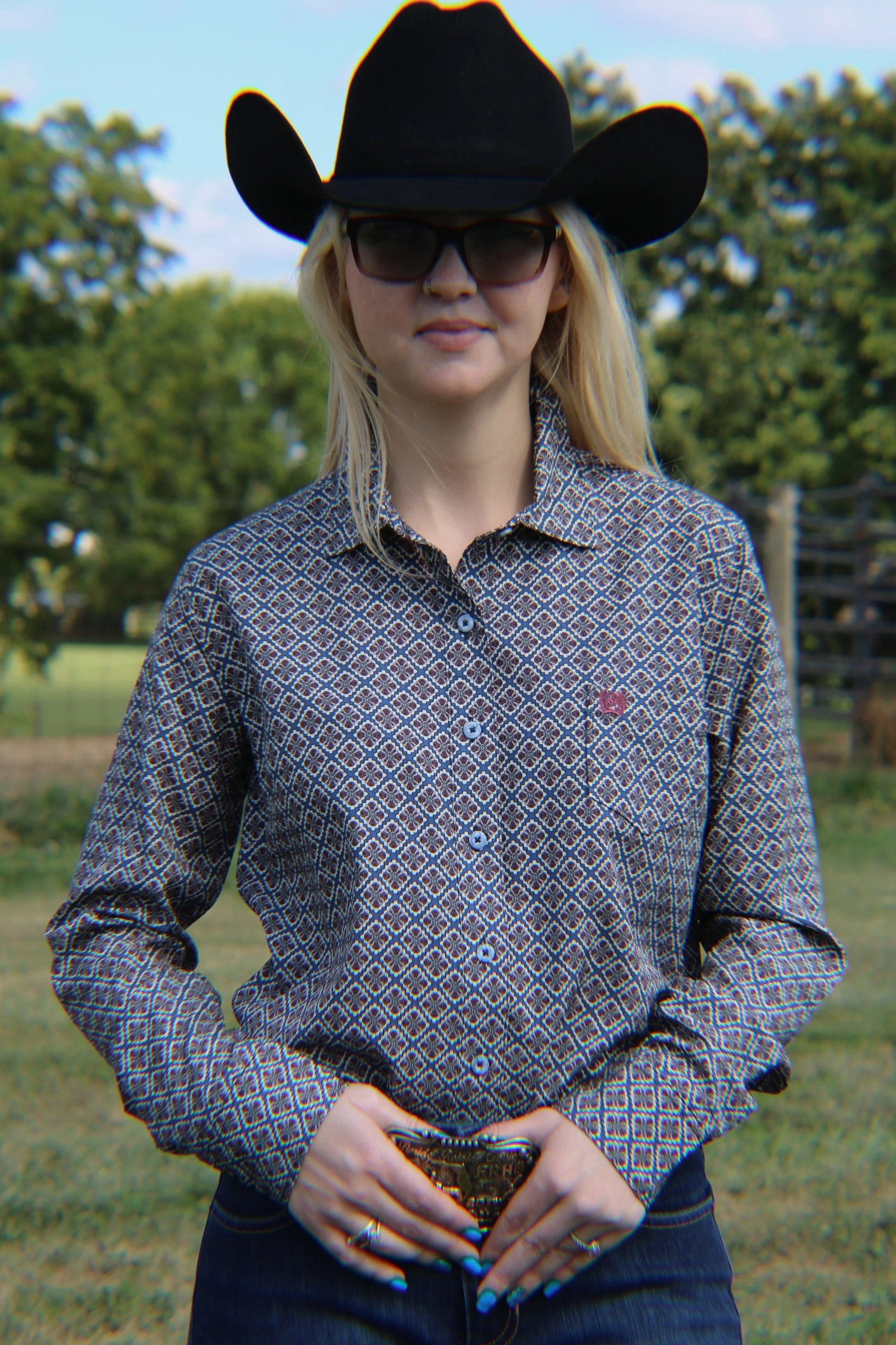 Ladies Cinch Arenaflex ~ Blue