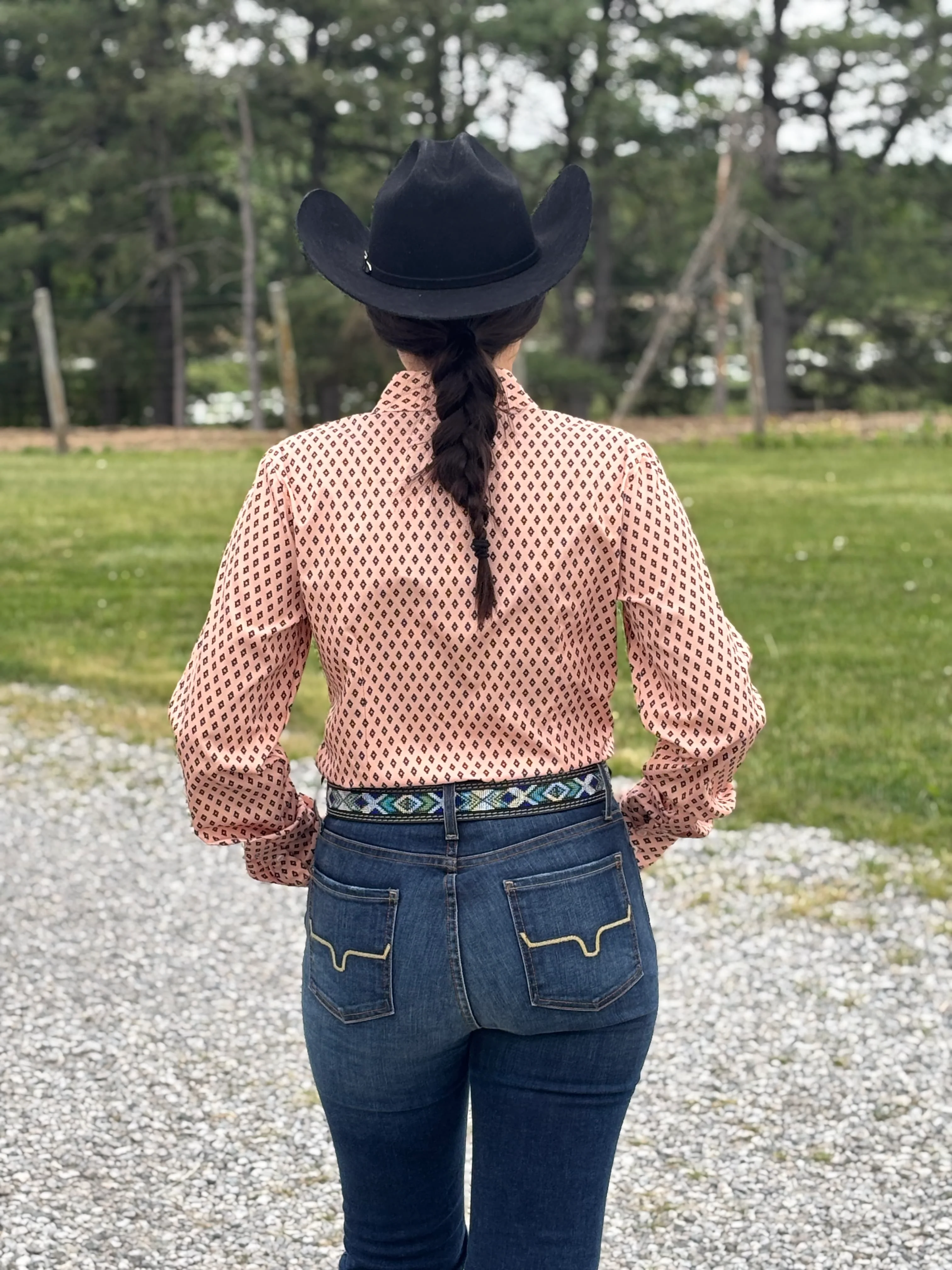 Ladies Cinch Arenaflex ~ Peach - Image 3
