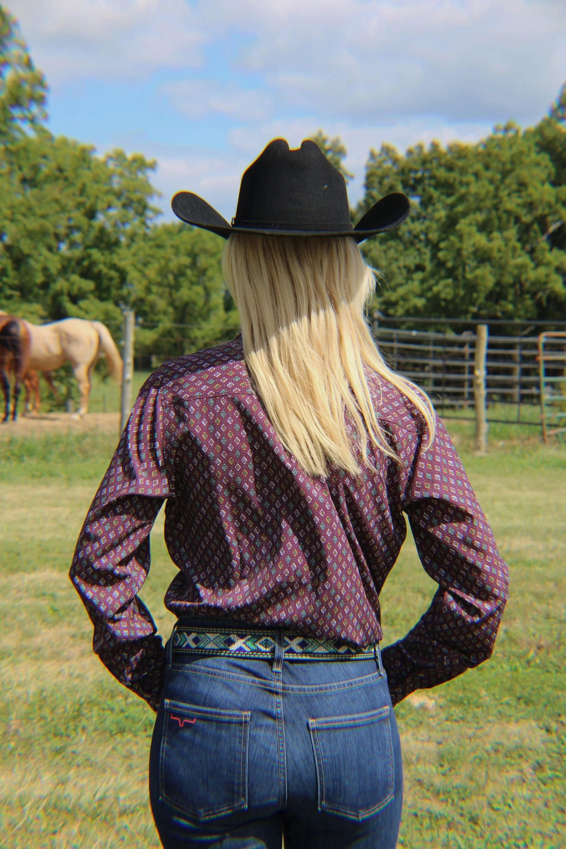 Ladies Cinch Arenaflex ~ Purple - Image 2