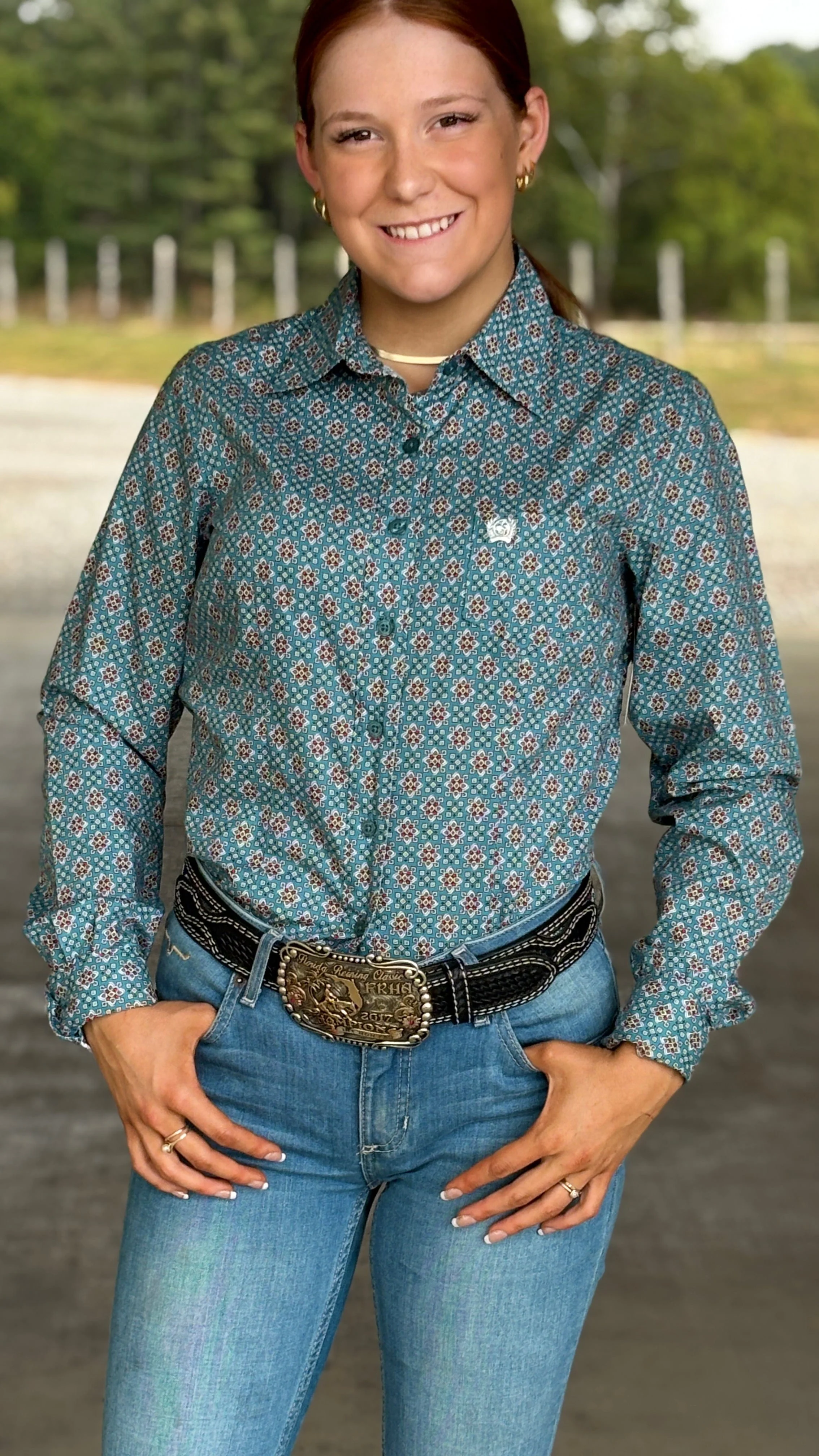 Ladies Cinch ~ Blue