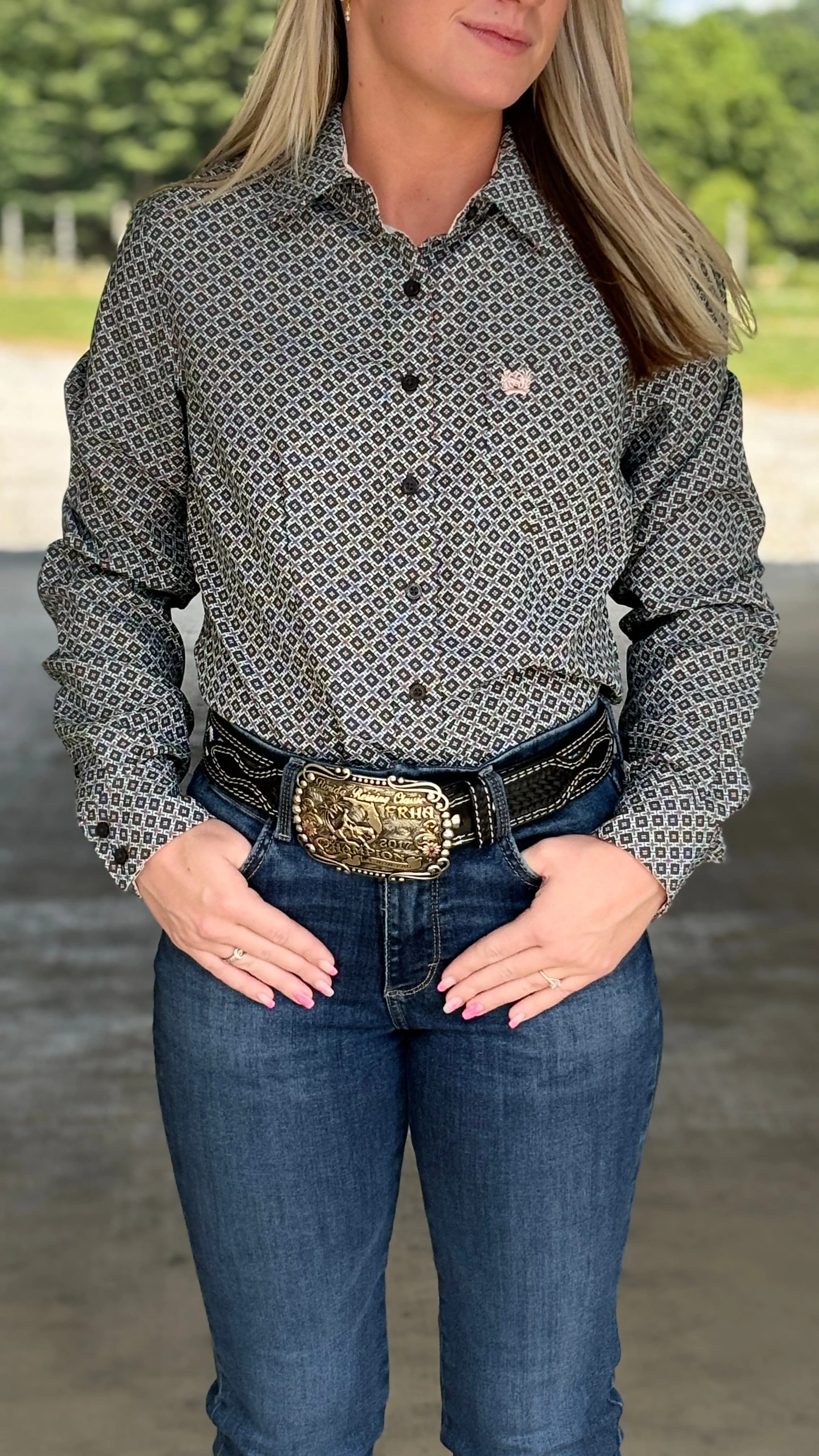 Ladies Cinch ~ Grey