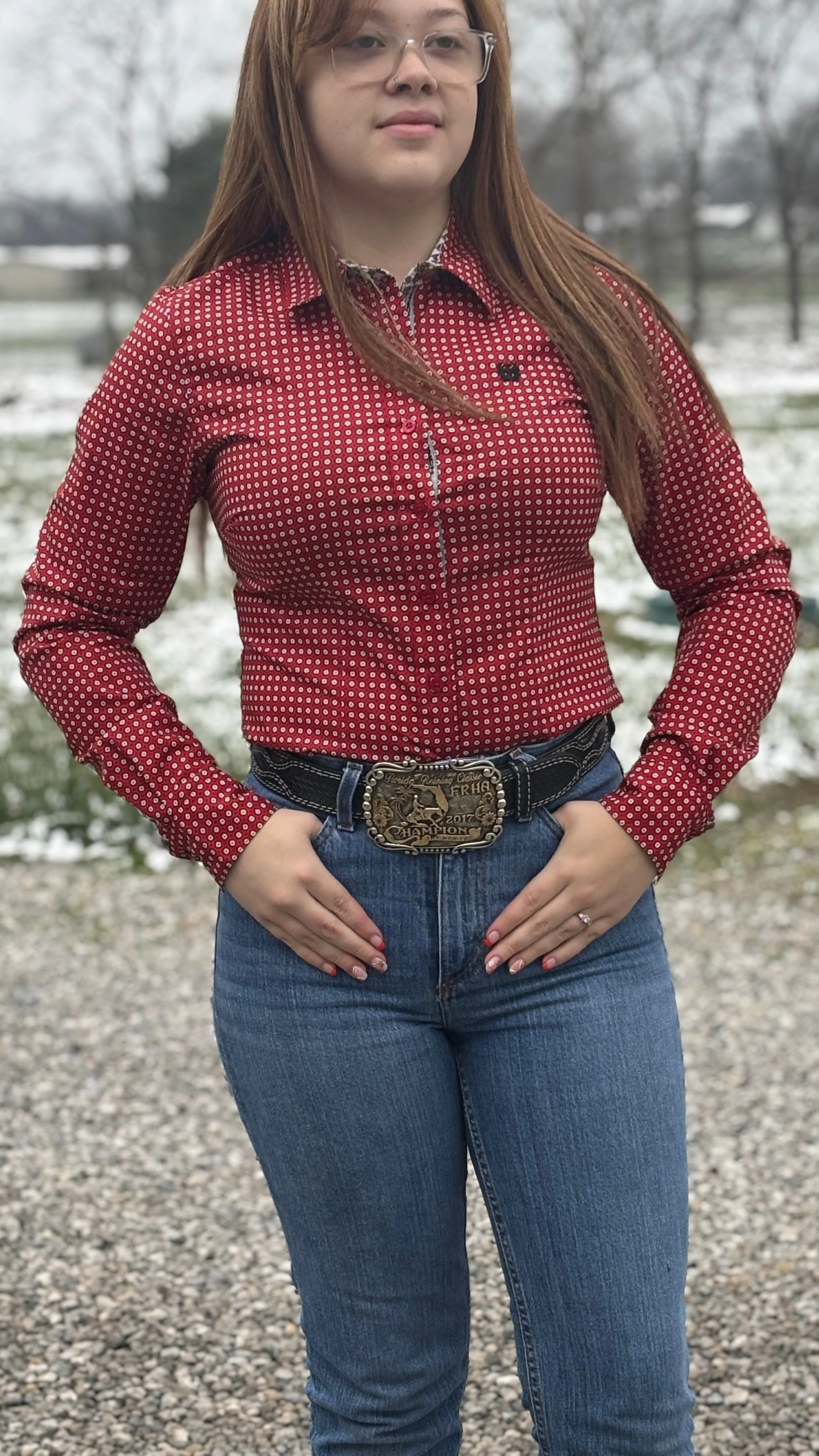Ladies Cinch ~ Red