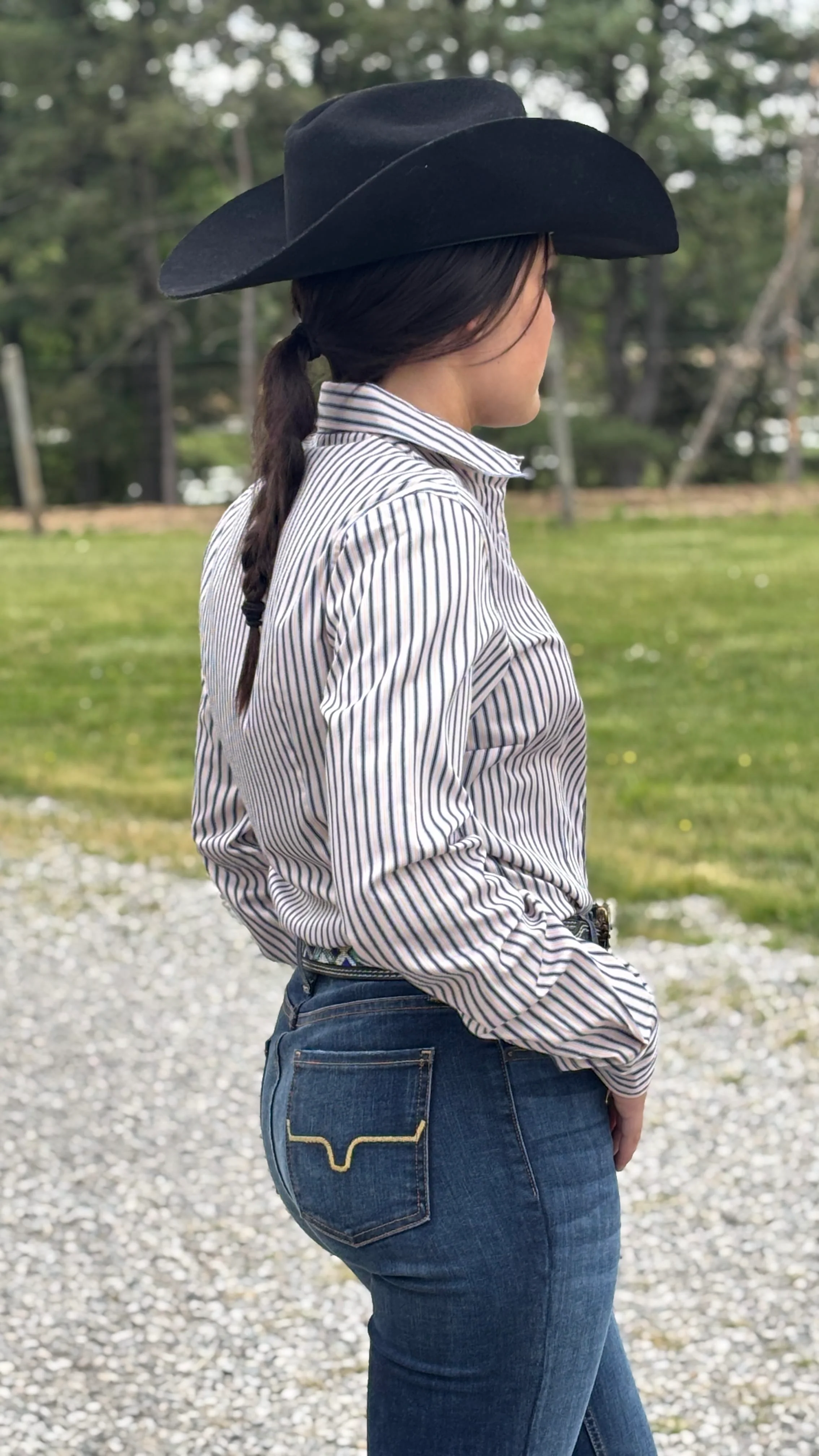 Ladies Cinch Stripe - Image 2