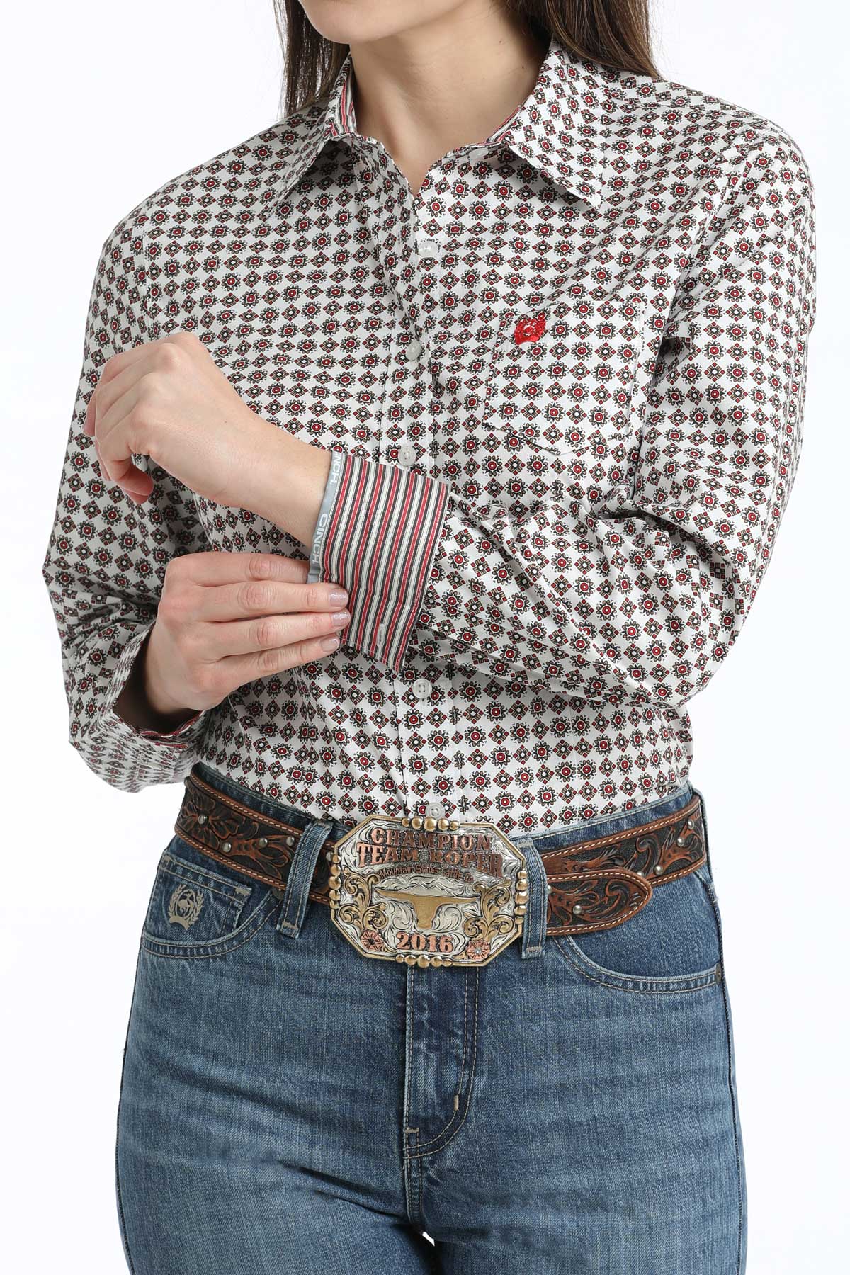 Ladies Cinch ~ White - Image 5