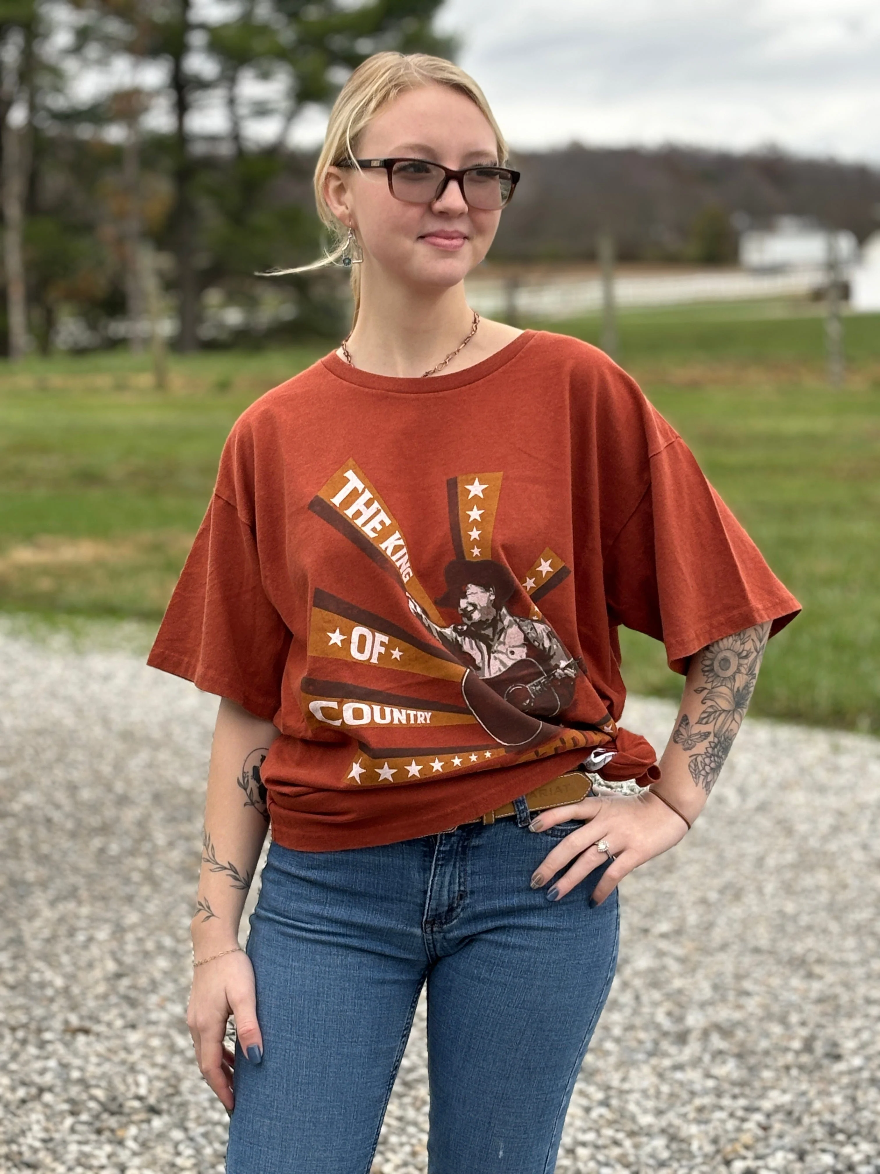 Ladies George Strait Tee by Wrangler