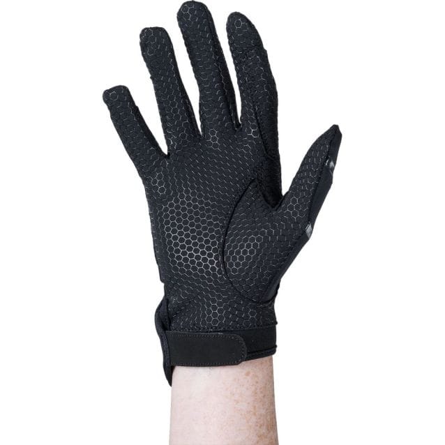Ladies Grip Riding Gloves ~ Black - Image 2