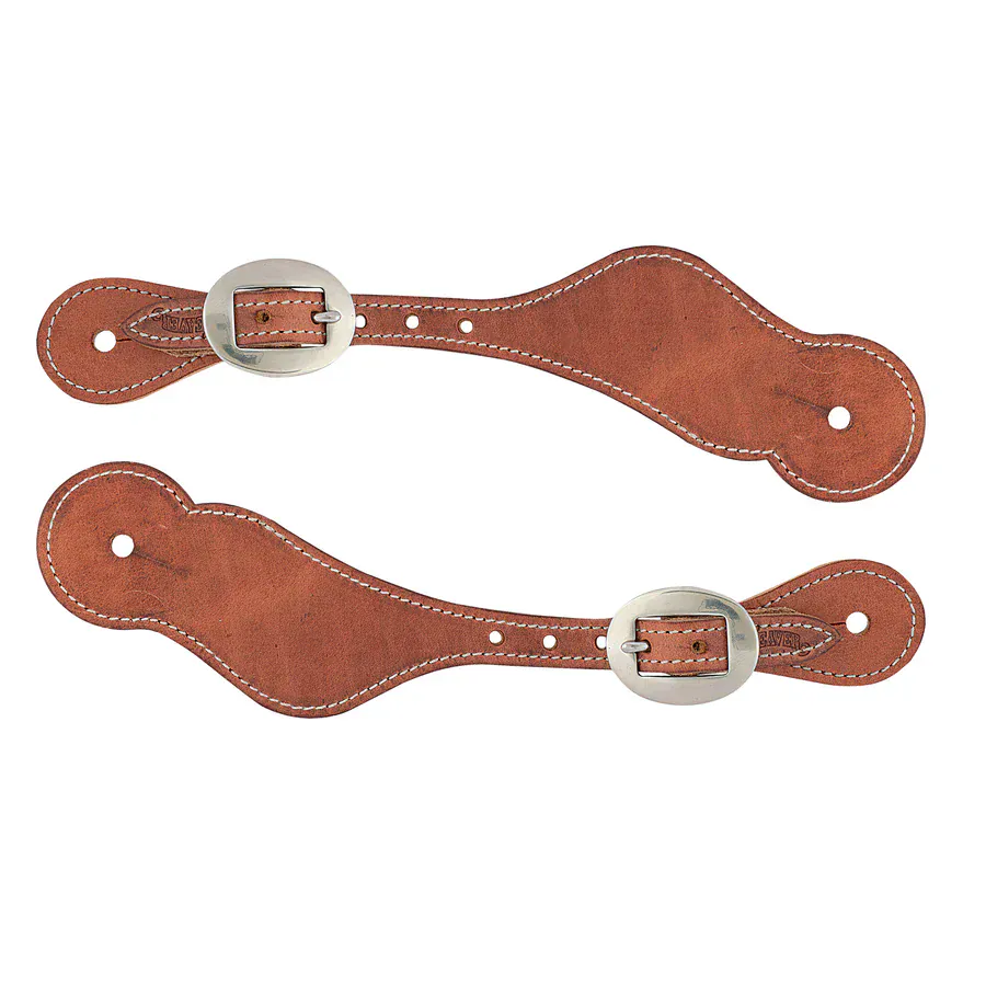 Ladies Harness Leather Spur Straps