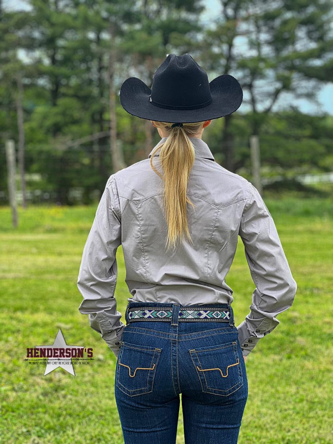 Ladies Panhandle Solid ~ Grey - Image 2
