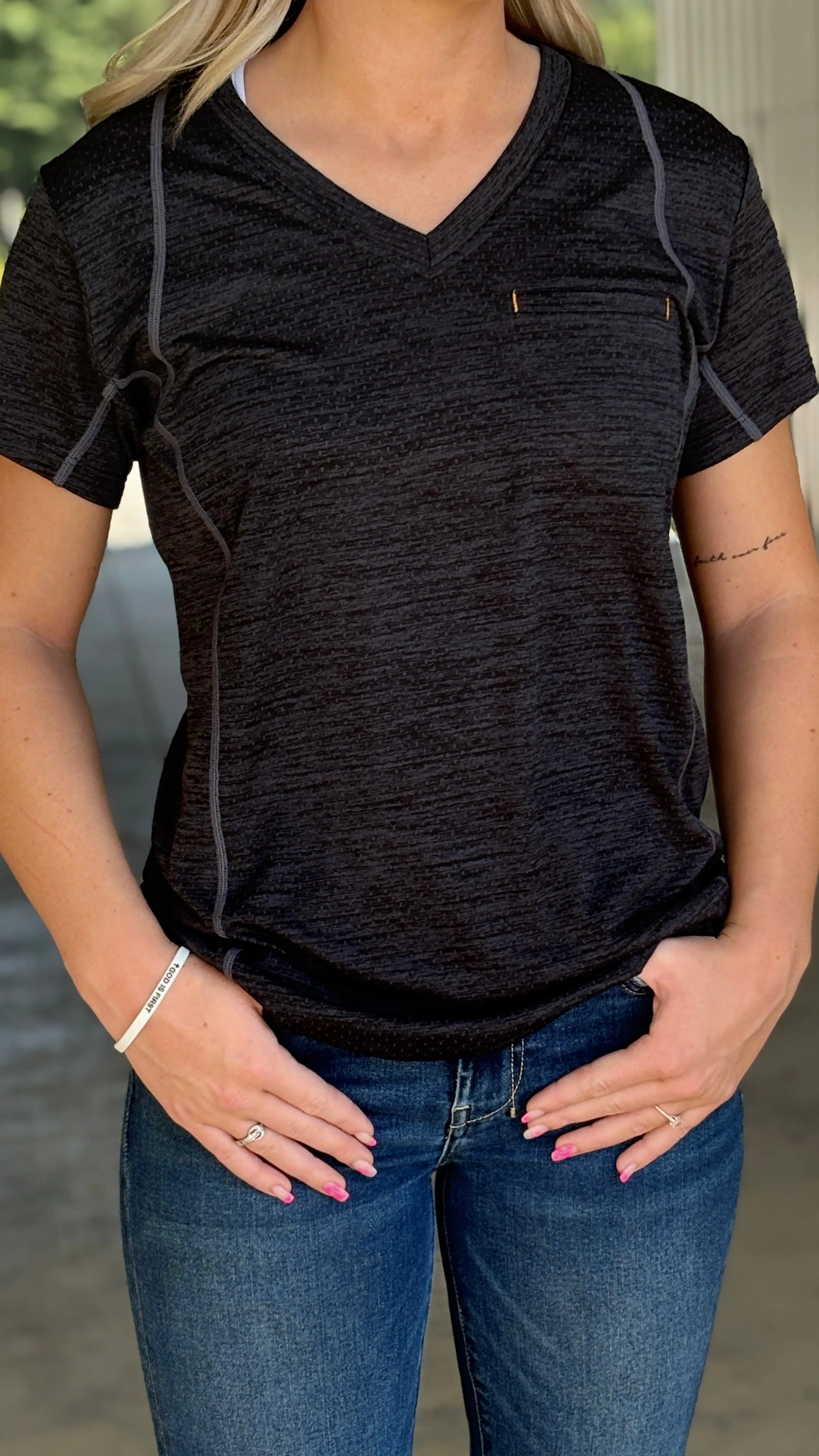 Ladies Rebar Evolution Tee by Ariat