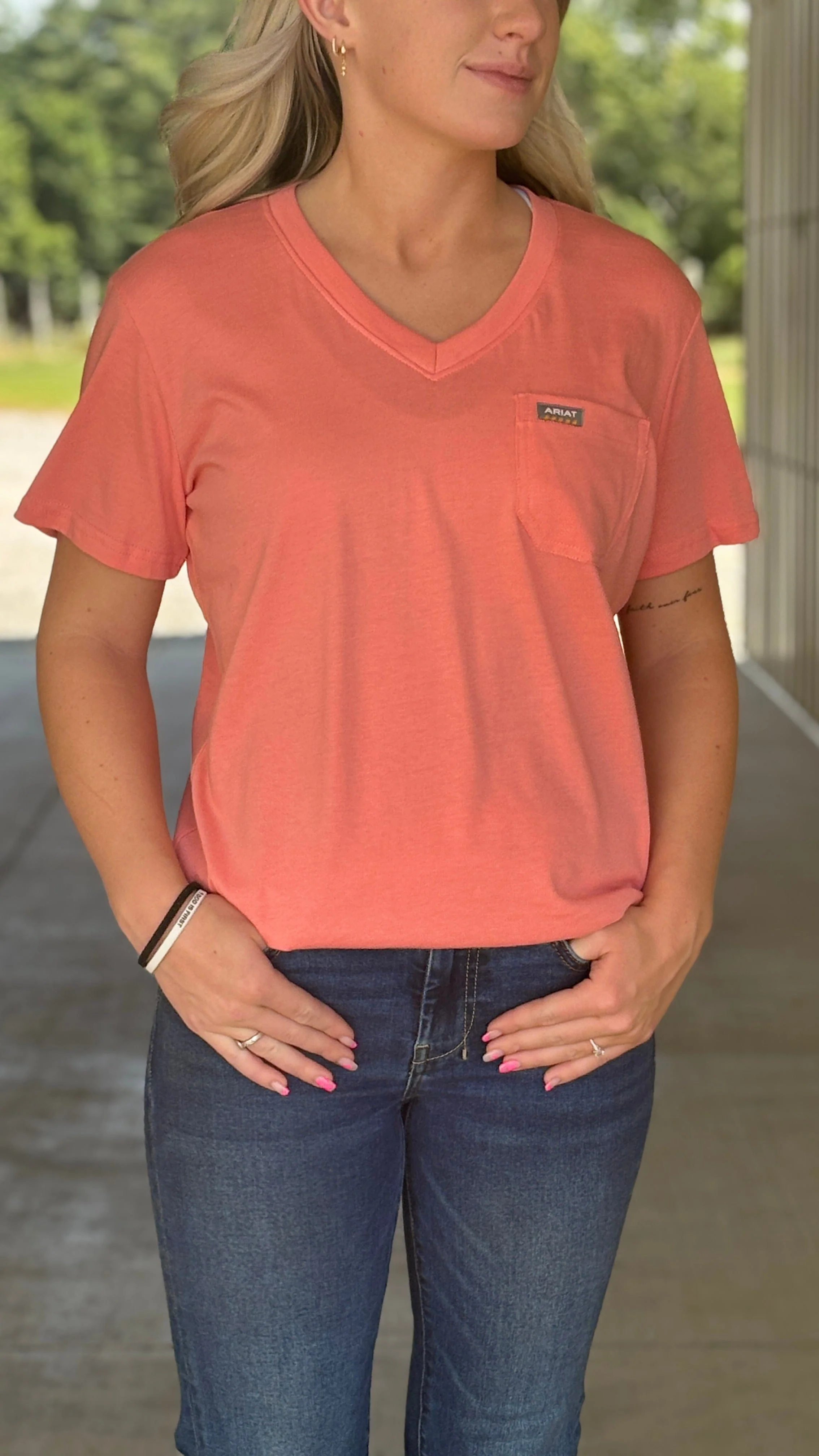 Ladies Rebar Tee by Ariat