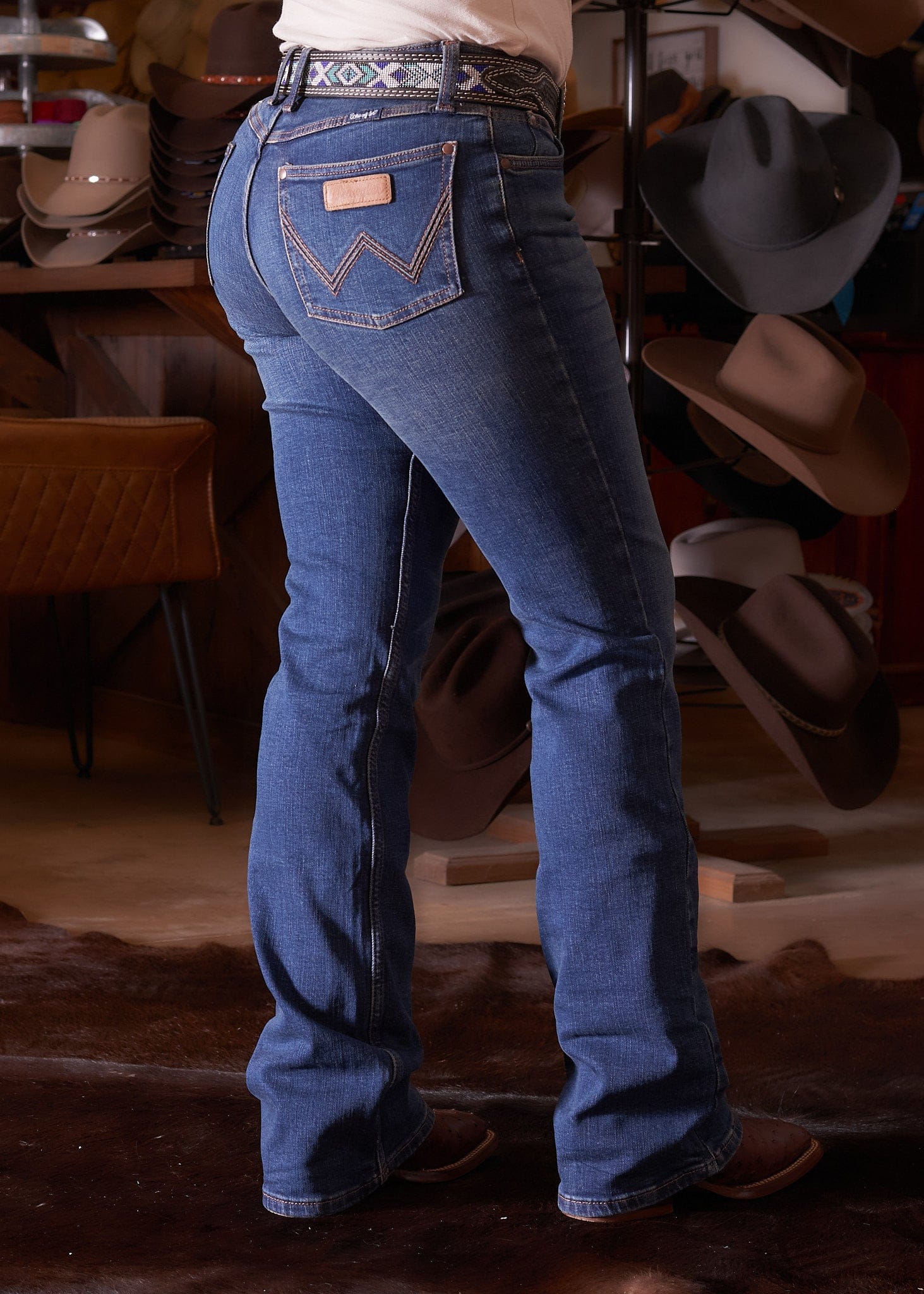 Ladies Retro Mae Jane Jeans by Wrangler - Image 2