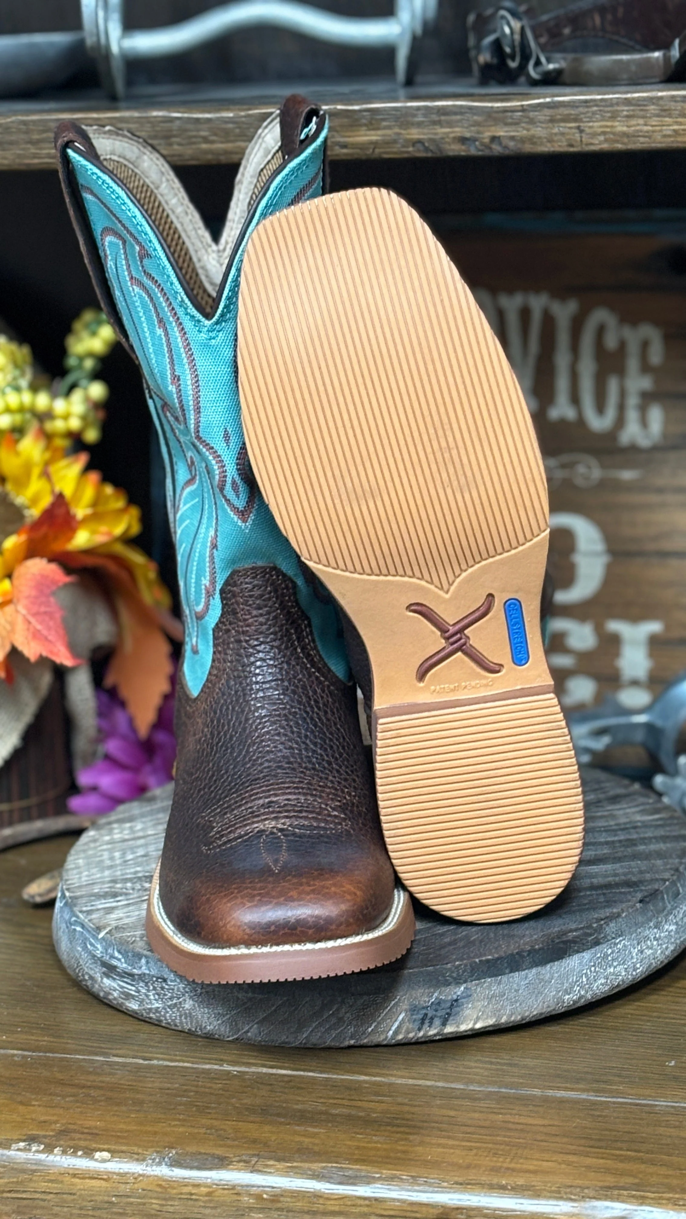 Ladies TechX Boot by Twisted X ~ Seafoam - Image 3