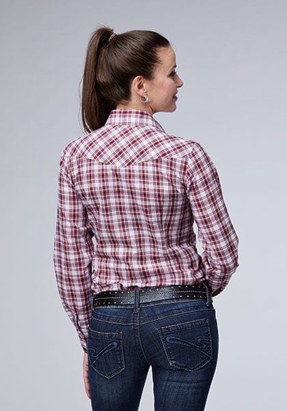 Ladies Western Plaid by Roper - Image 2