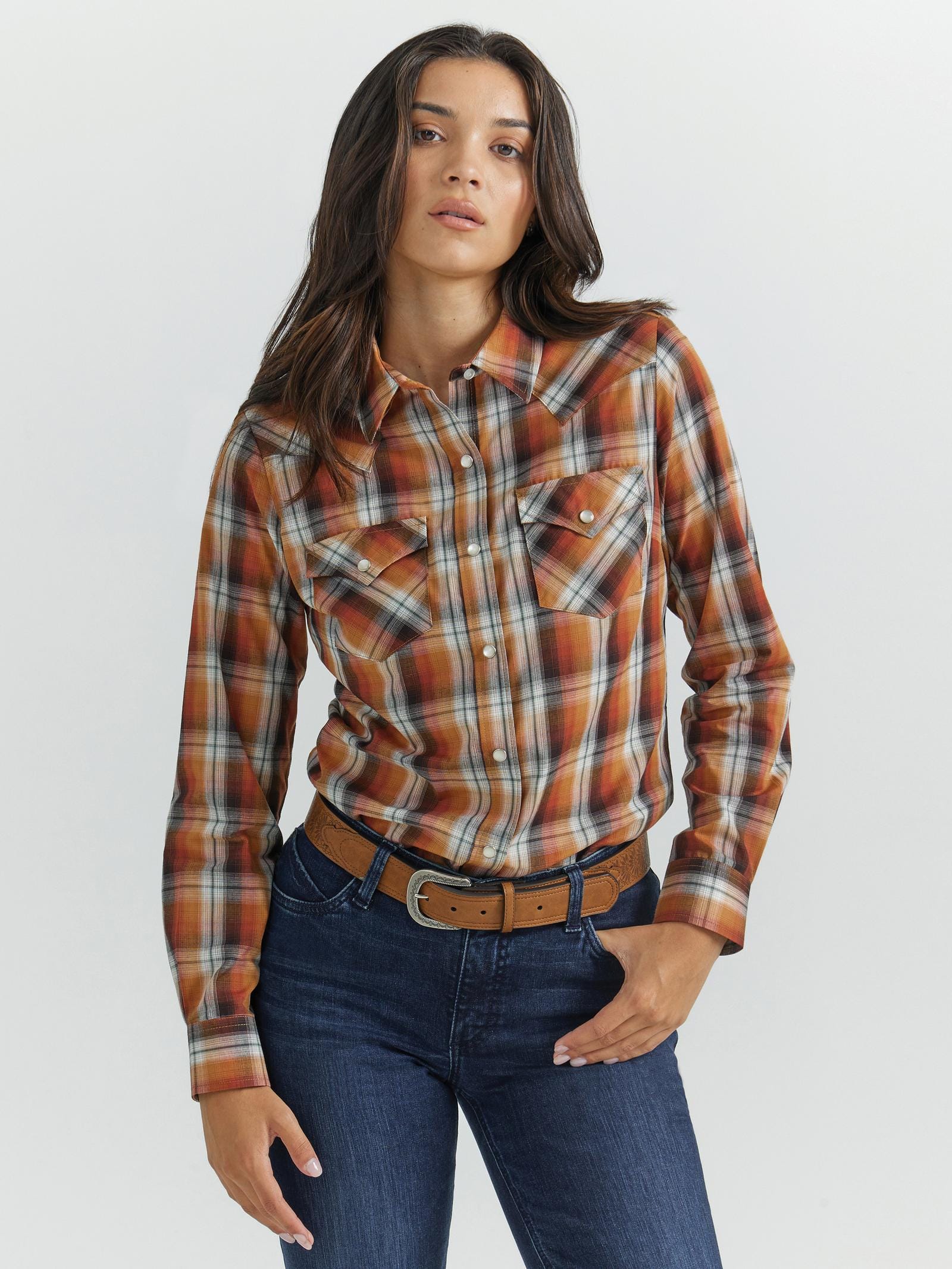 Ladies Wrangler Essential  ~ Orange - Image 3