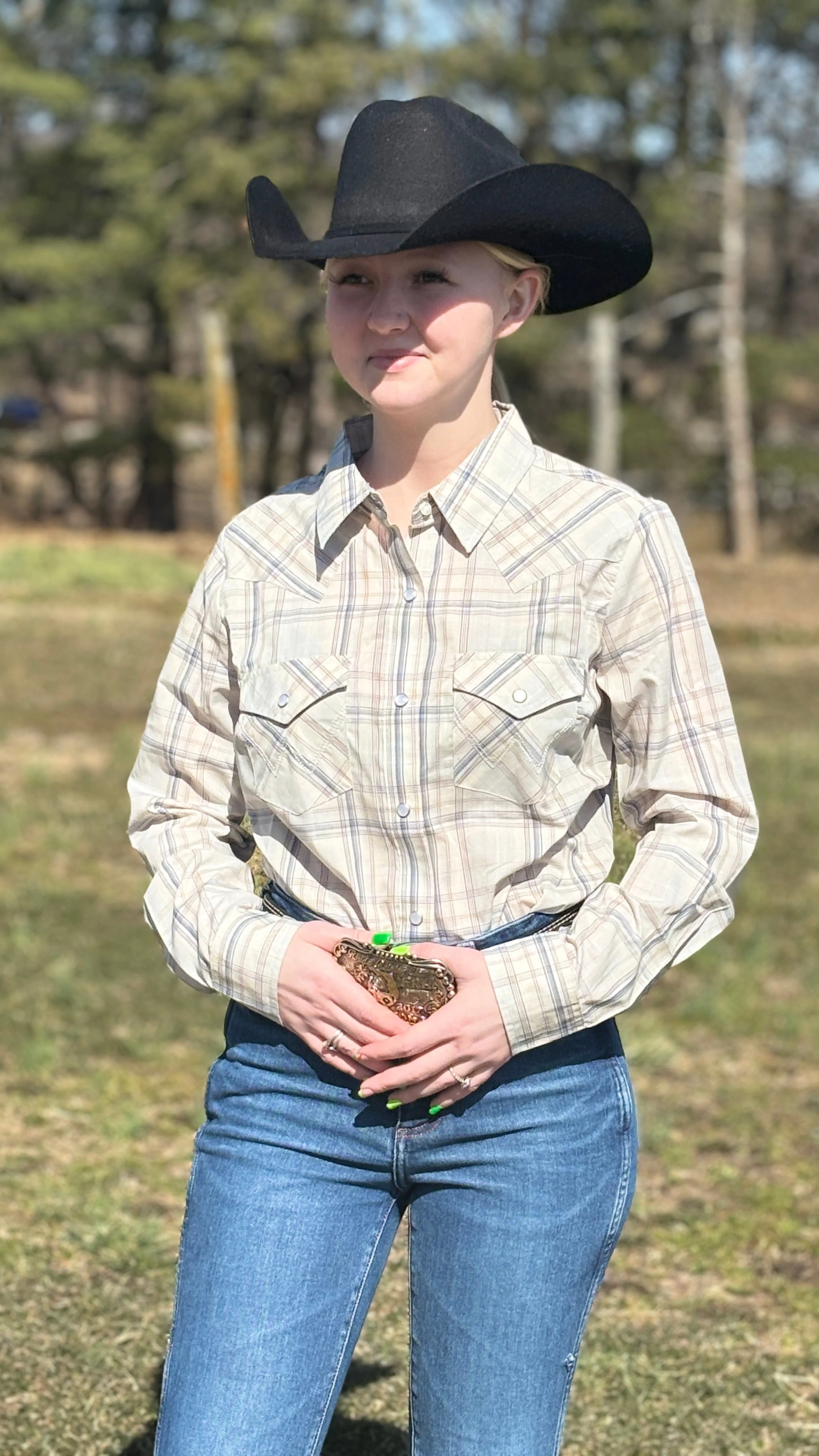 Ladies Wrangler Essential  ~ Wispy Blue