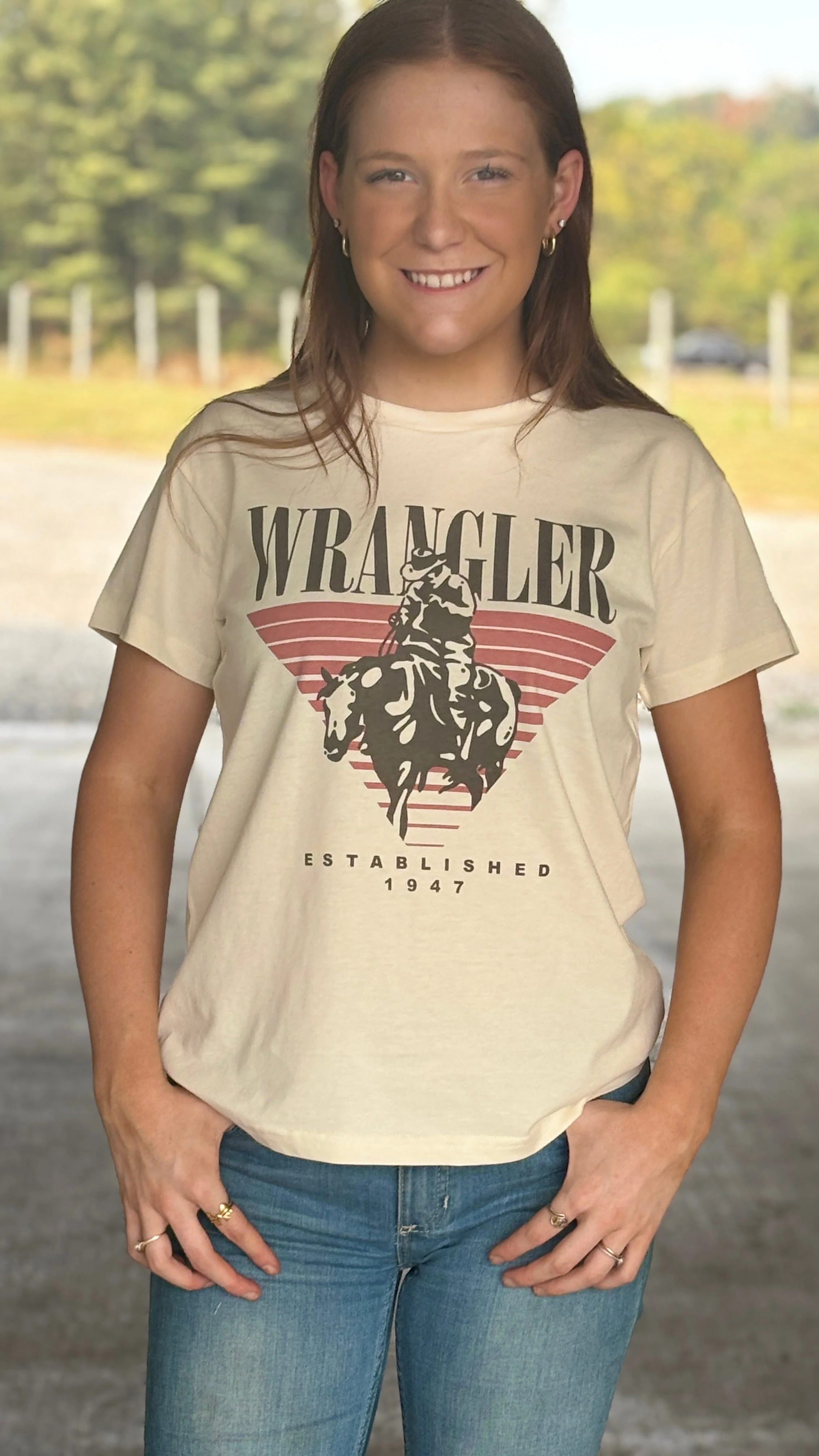 Ladies Wrangler Retro Tee